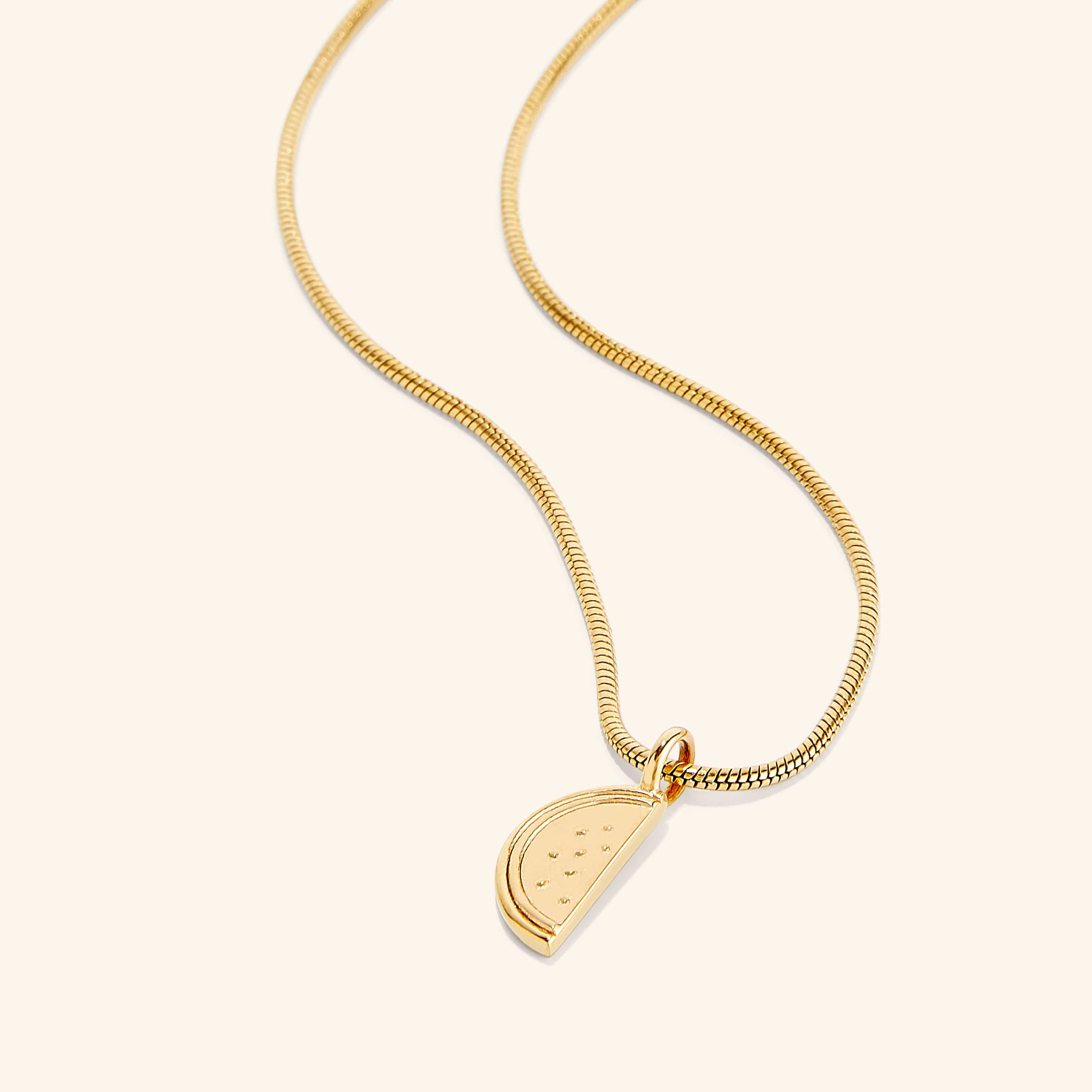Palestinian Watermelon Pendant Necklace for Women