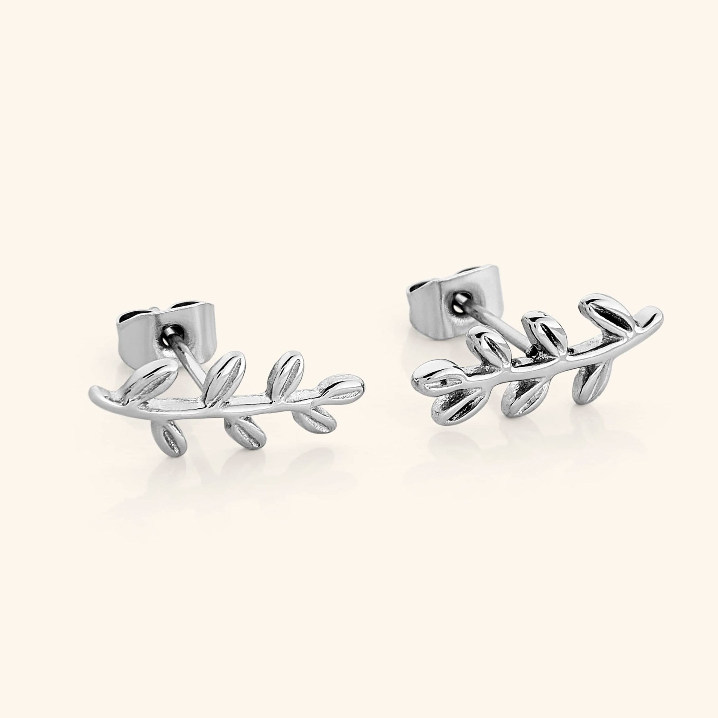 Handcrafted Olive Leaf Earrings from Palestine