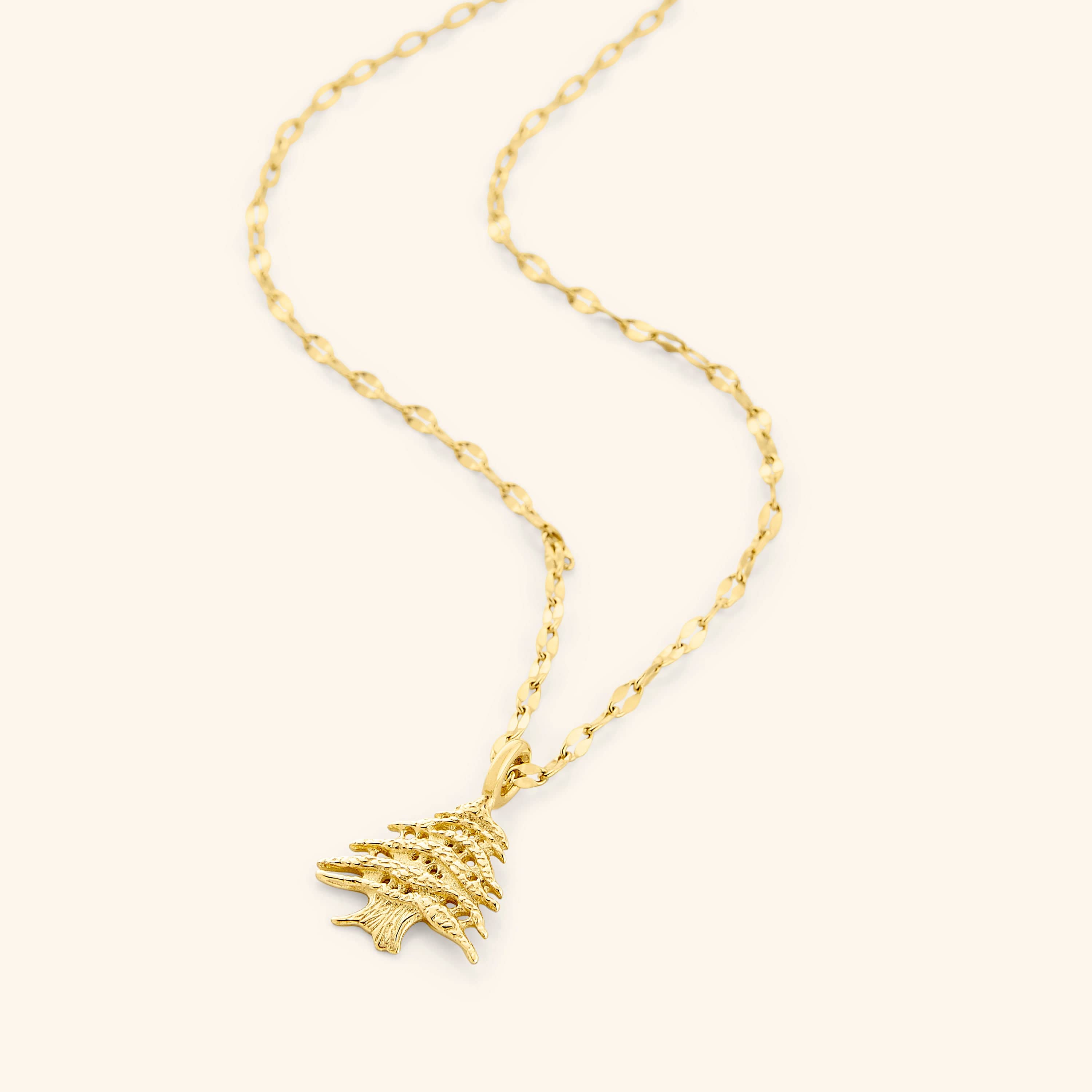 Lebanon Cedar Wood Pendant Necklace