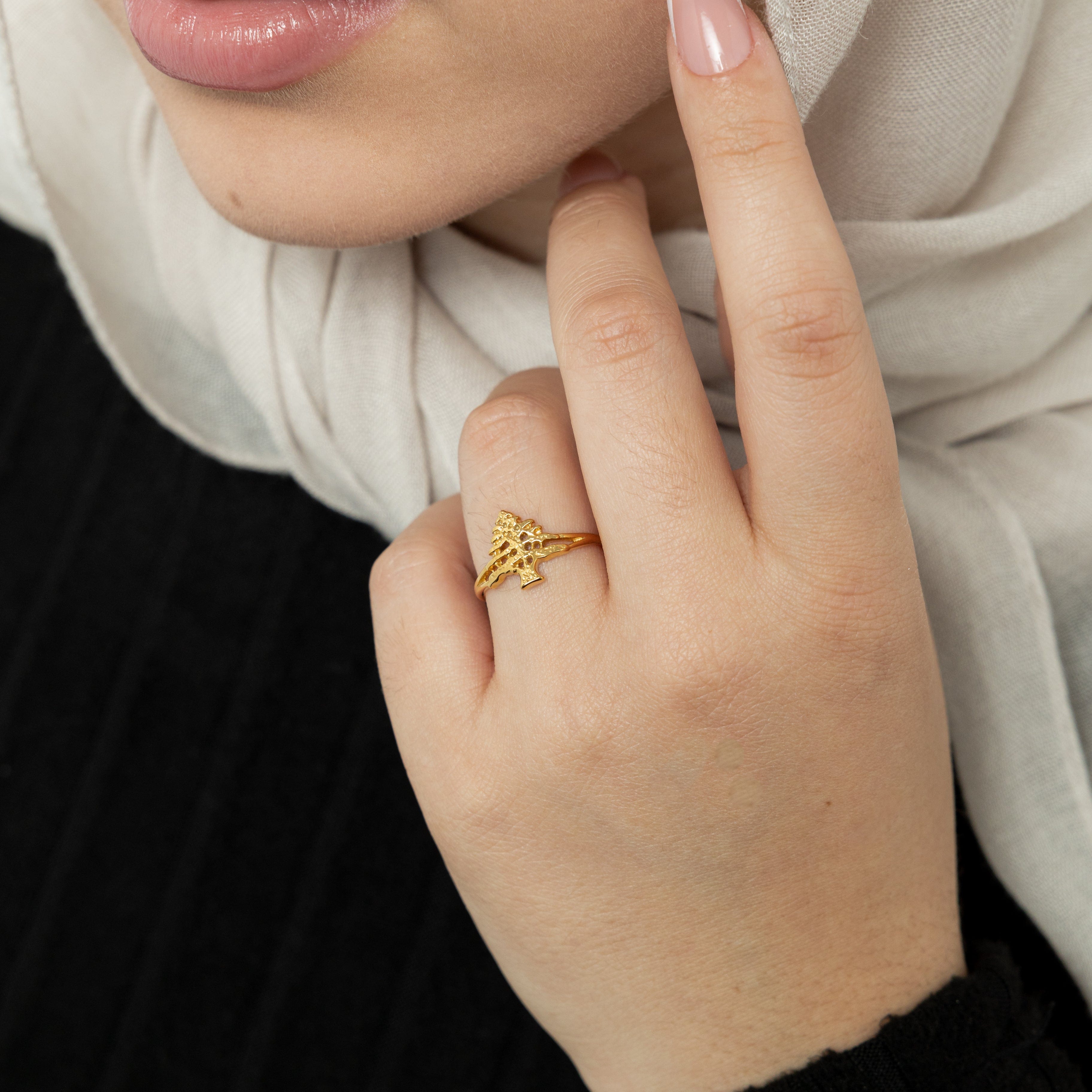 Lebanon Cedar Wood Ring