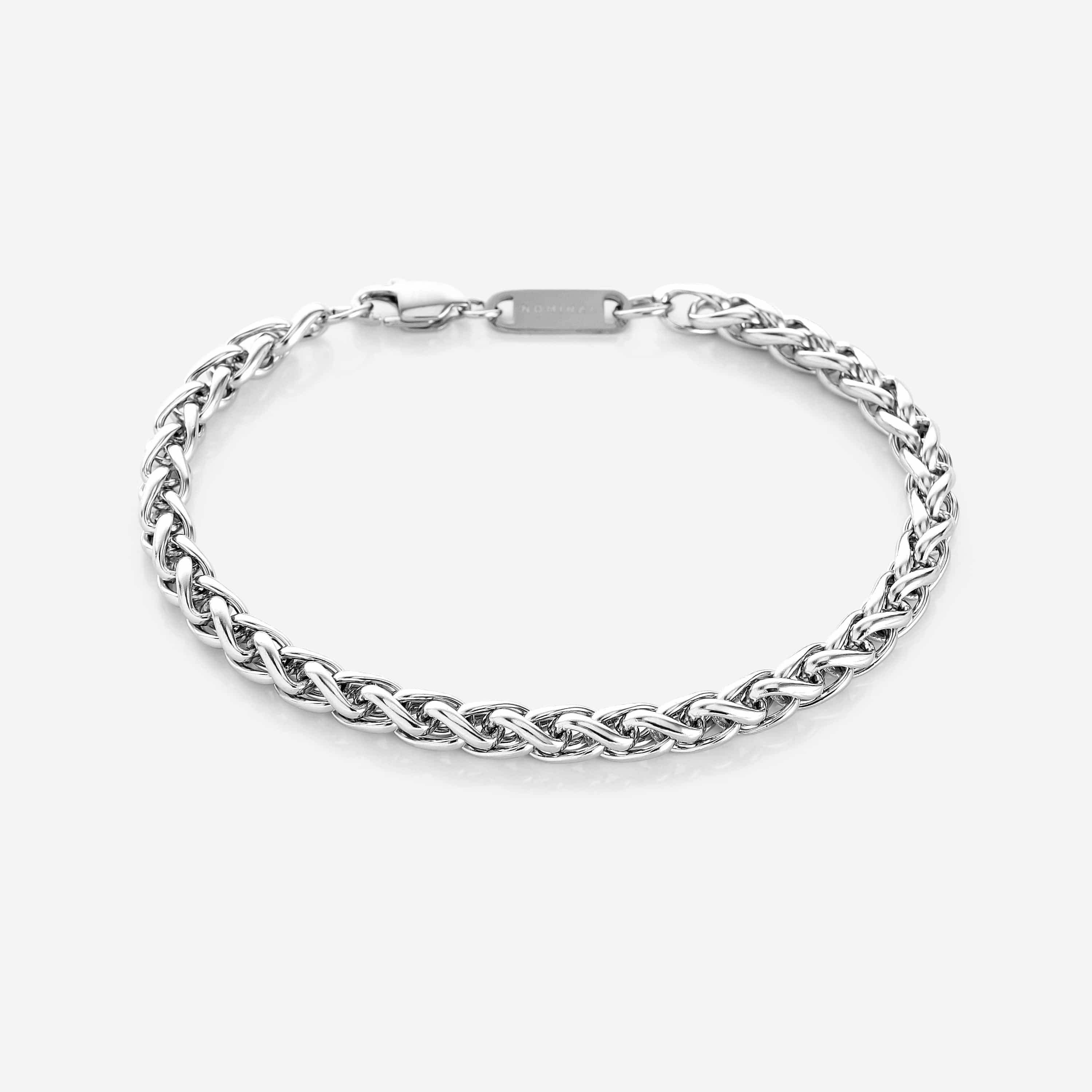 Men's Wheat Link Chain Bracelet