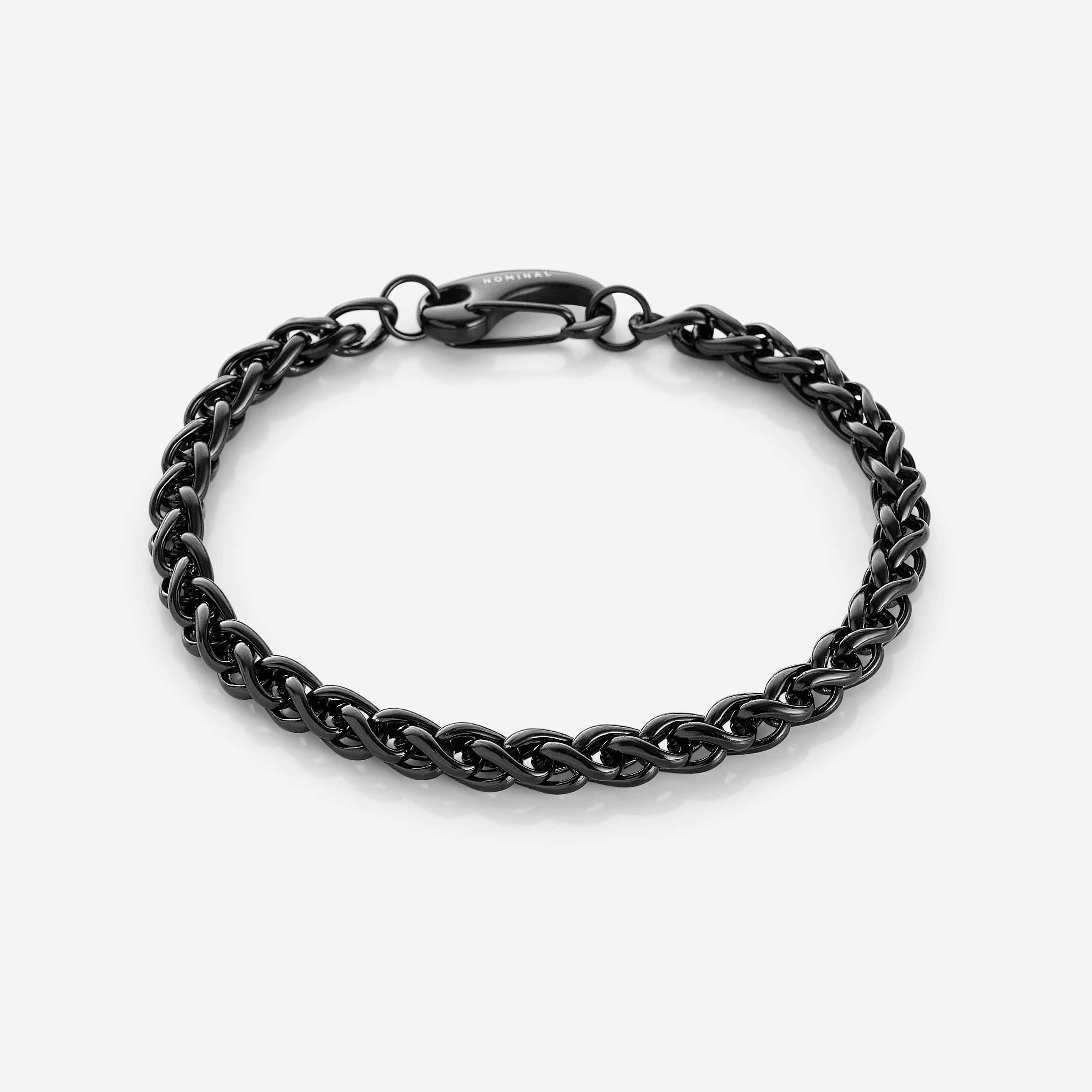 Men's Wheat Link Chain Bracelet