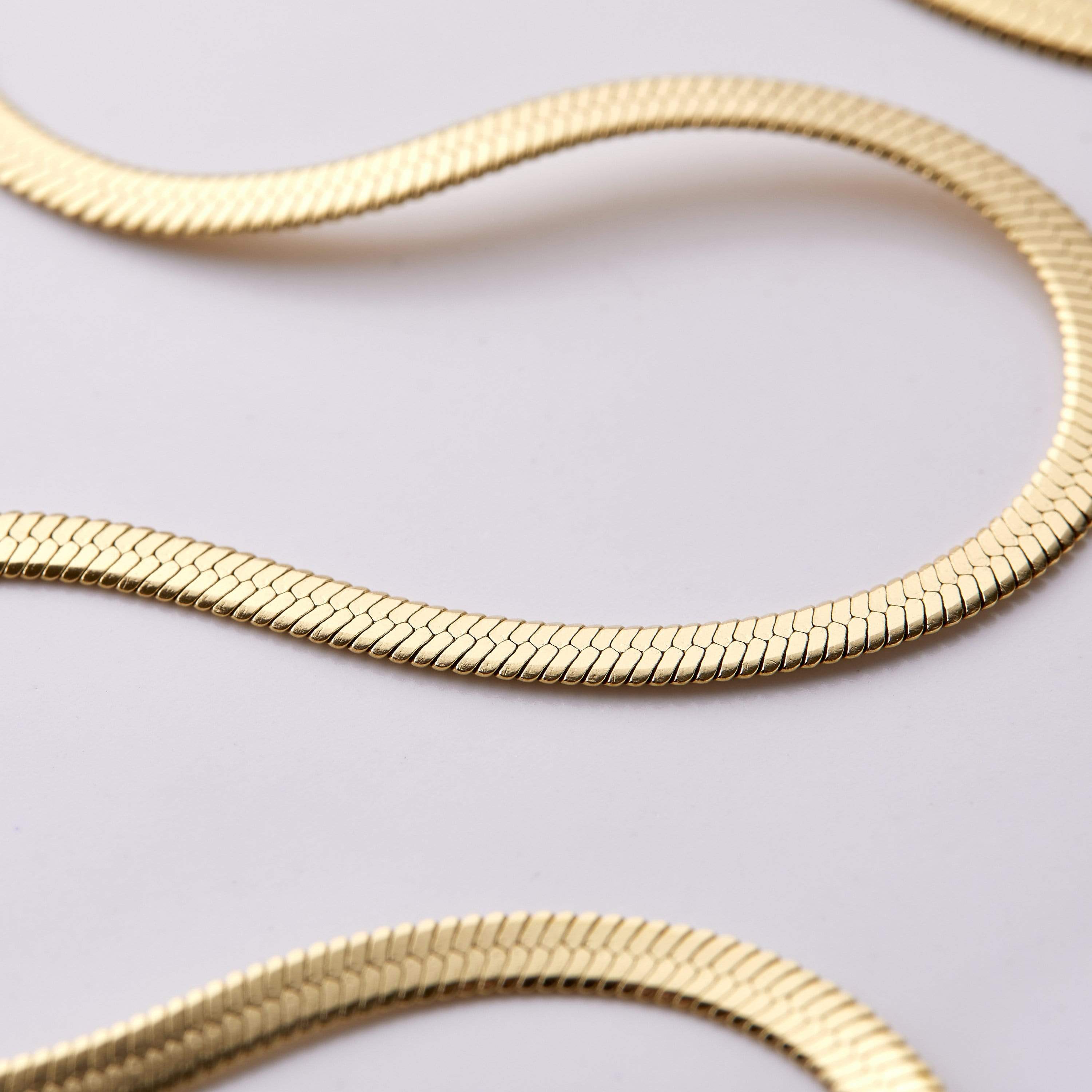 Stylish Herringbone Chain Necklace for Women