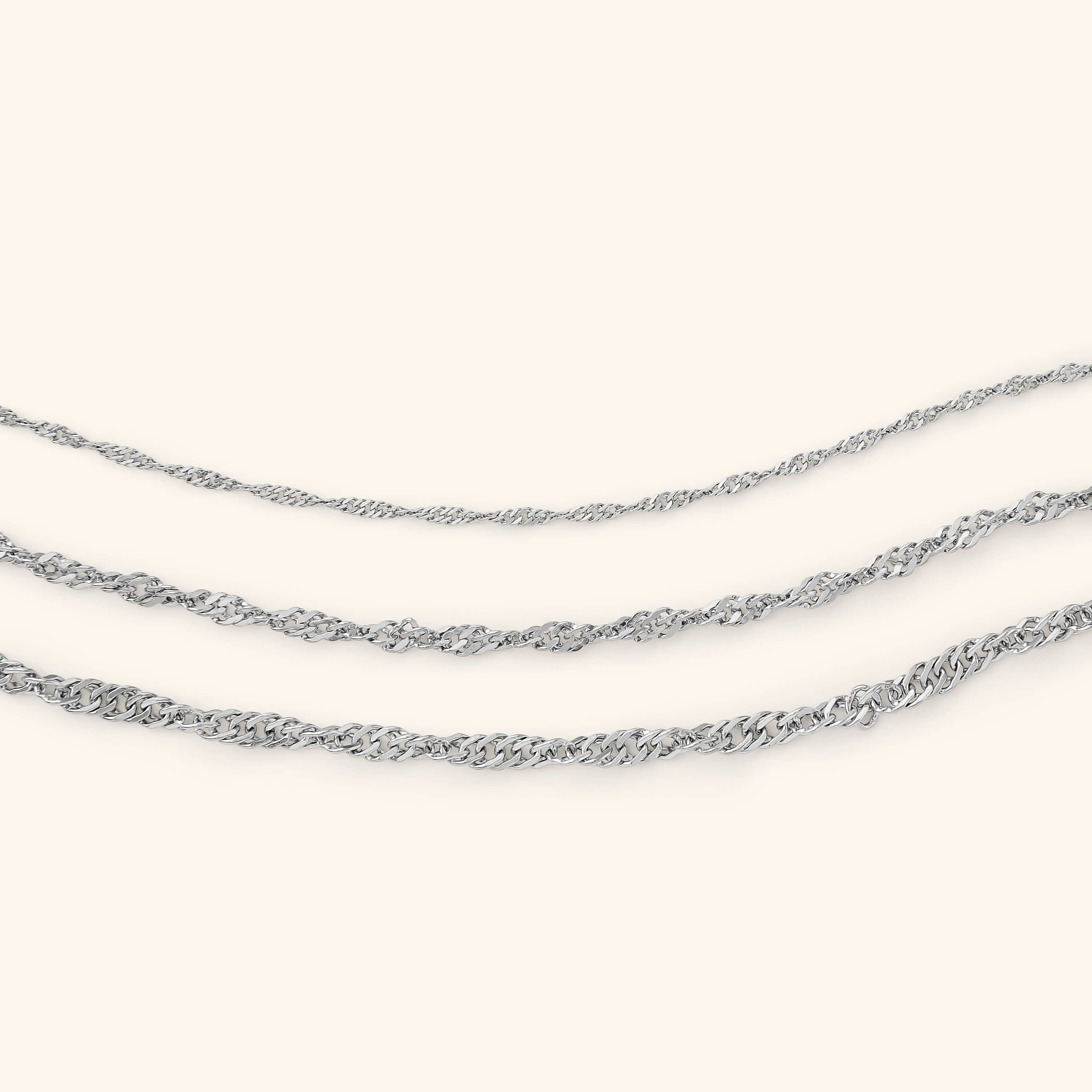Stylish Twisted Chain Bracelet for Women