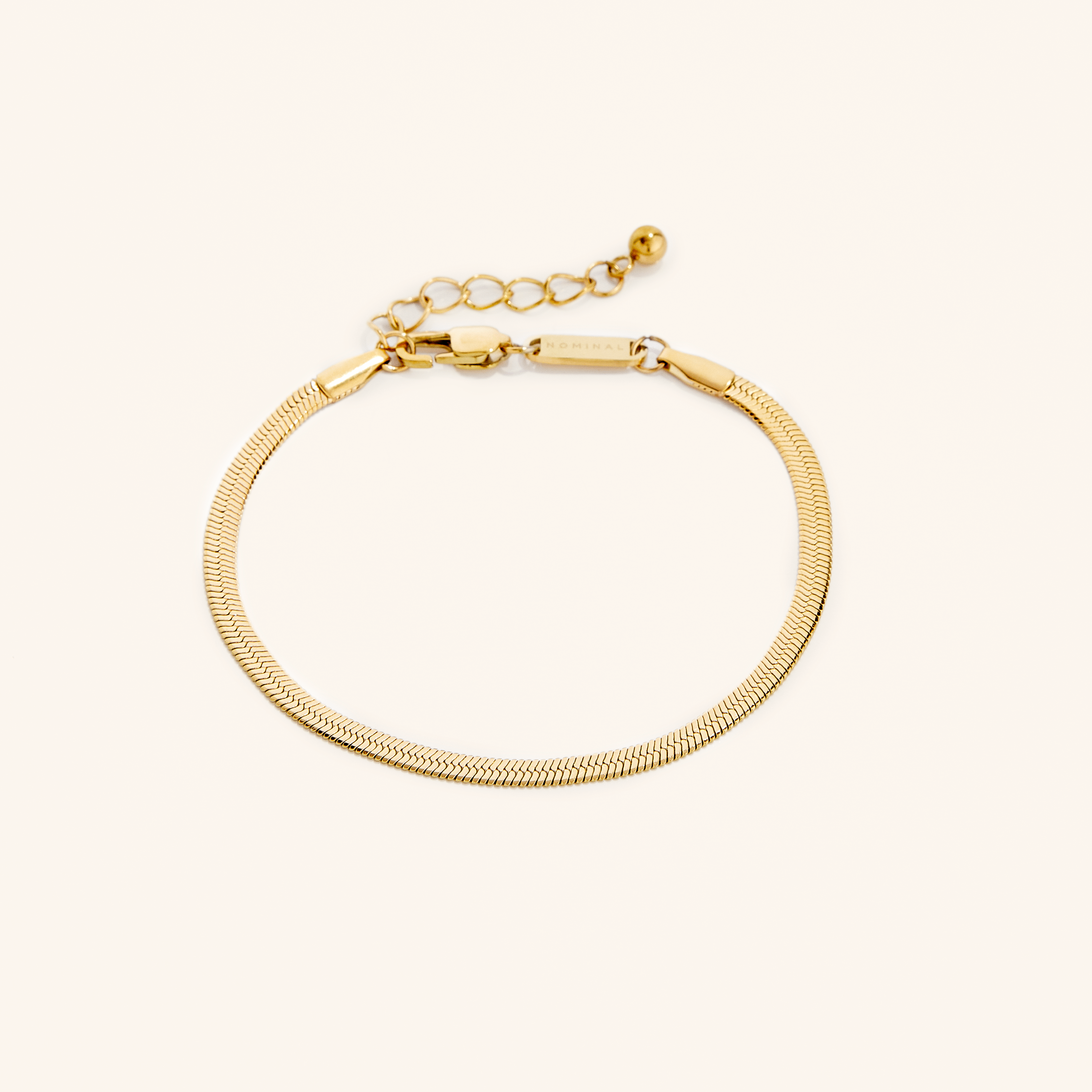 Stylish Herringbone Chain Bracelet for Men & Women