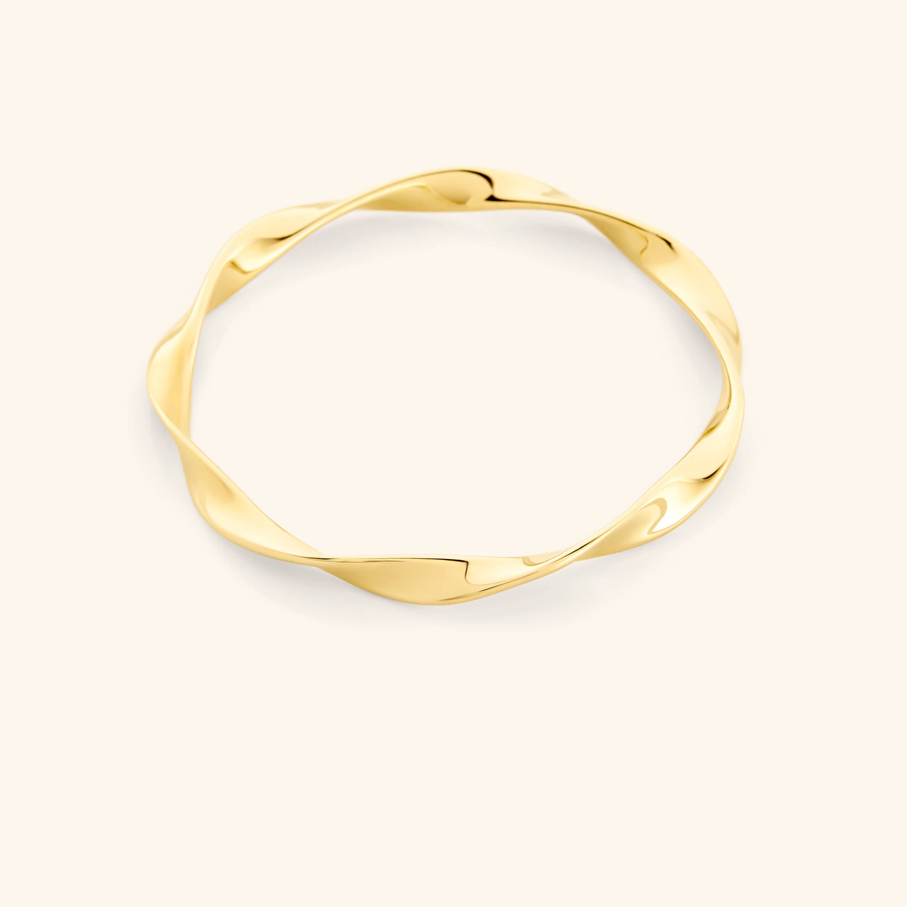 Stylish Ripple Bangle Bracelet