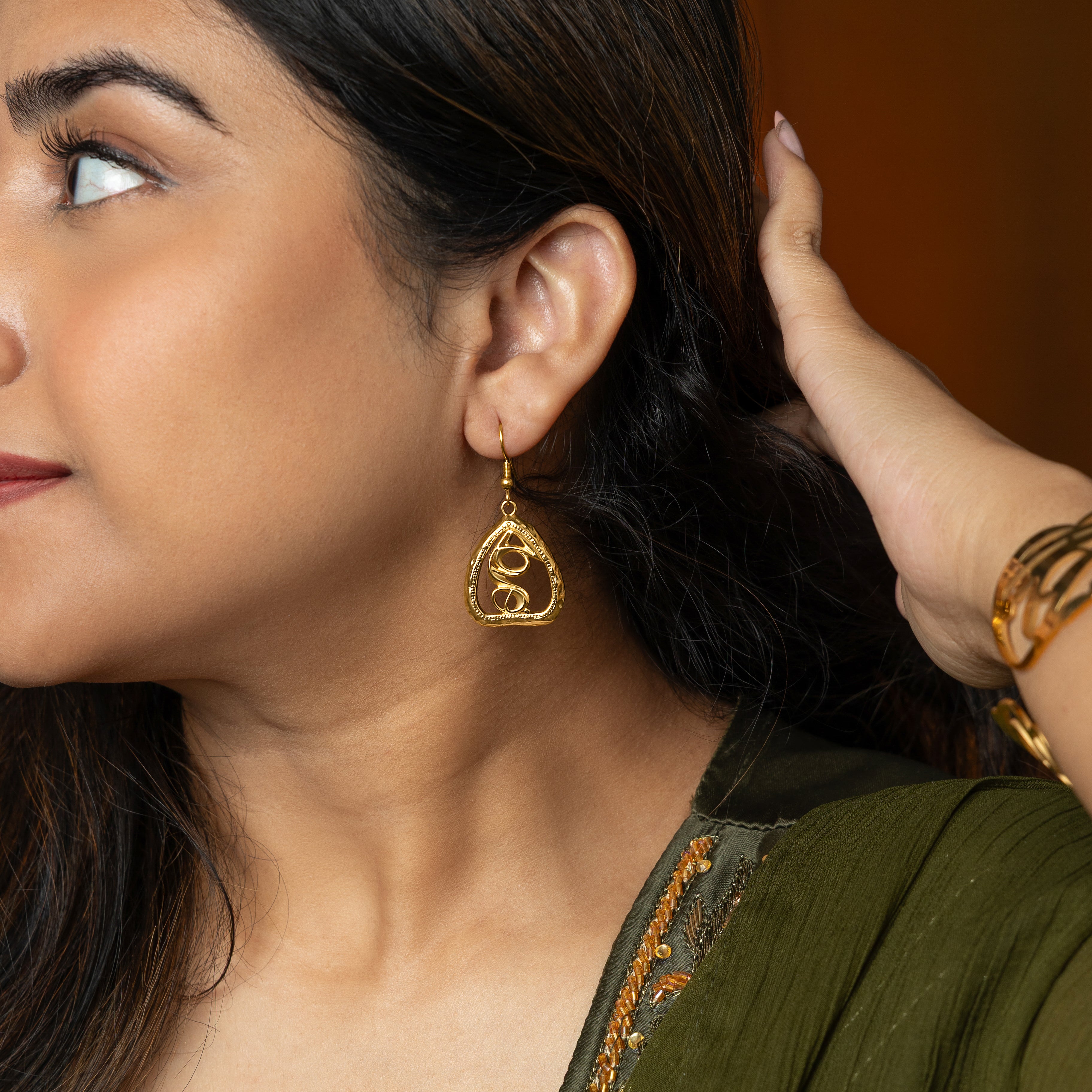 Aadil x Nominal LOVE Earrings – Minimalist Jewelry