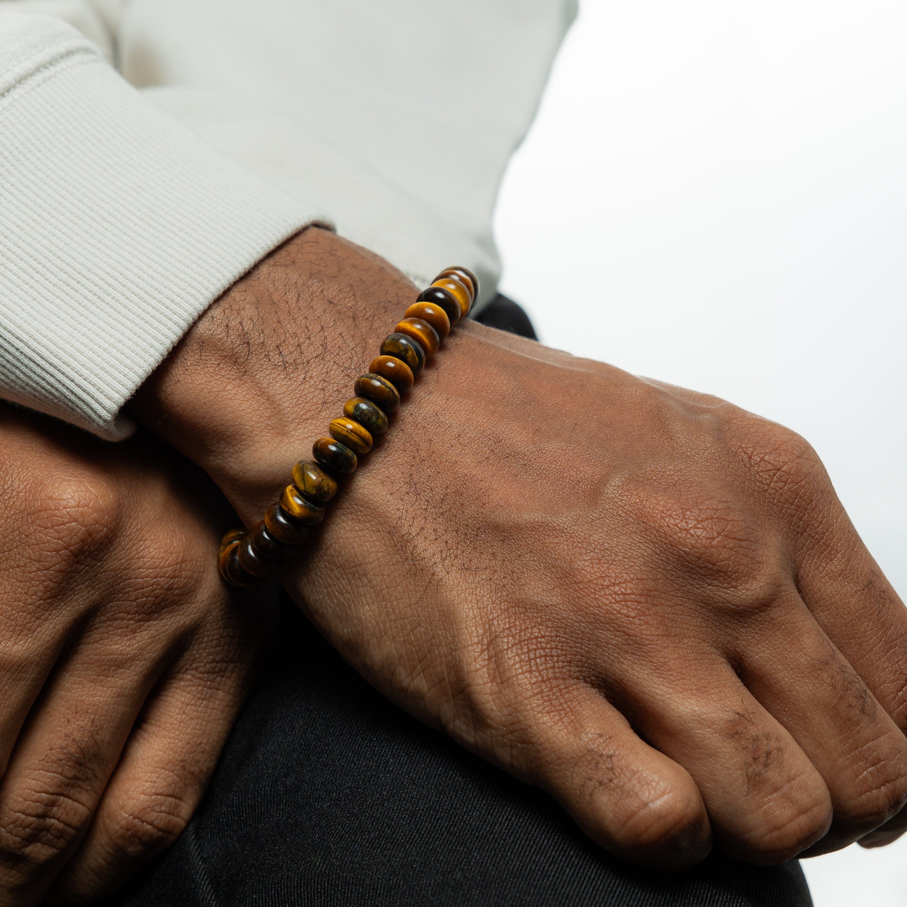 Men's Soulful Beaded Bracelet - Stylish & Durable