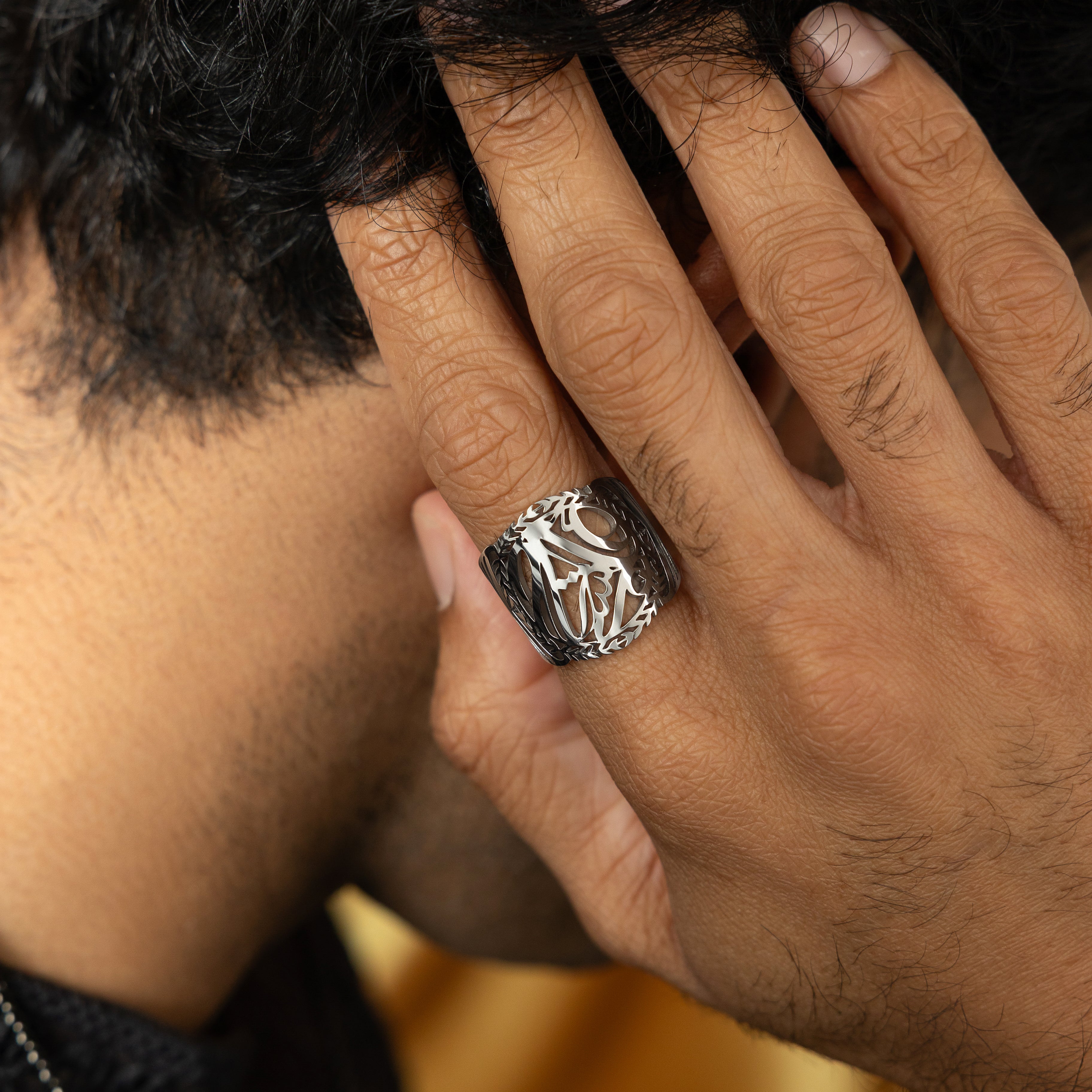 Nominal x Aadil Men's Ring – Minimalist Design