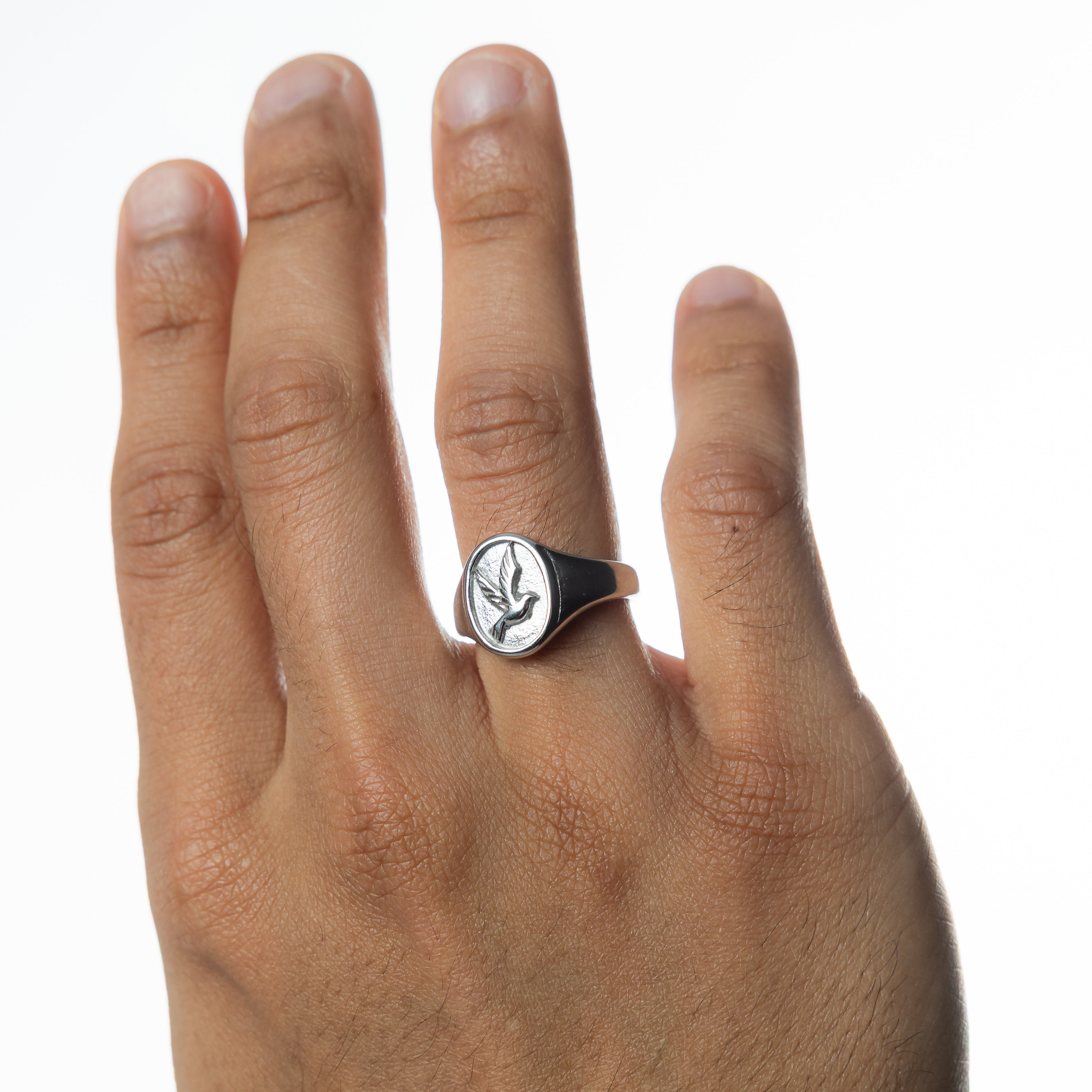 Men's Tranquility Ring for Stress Relief