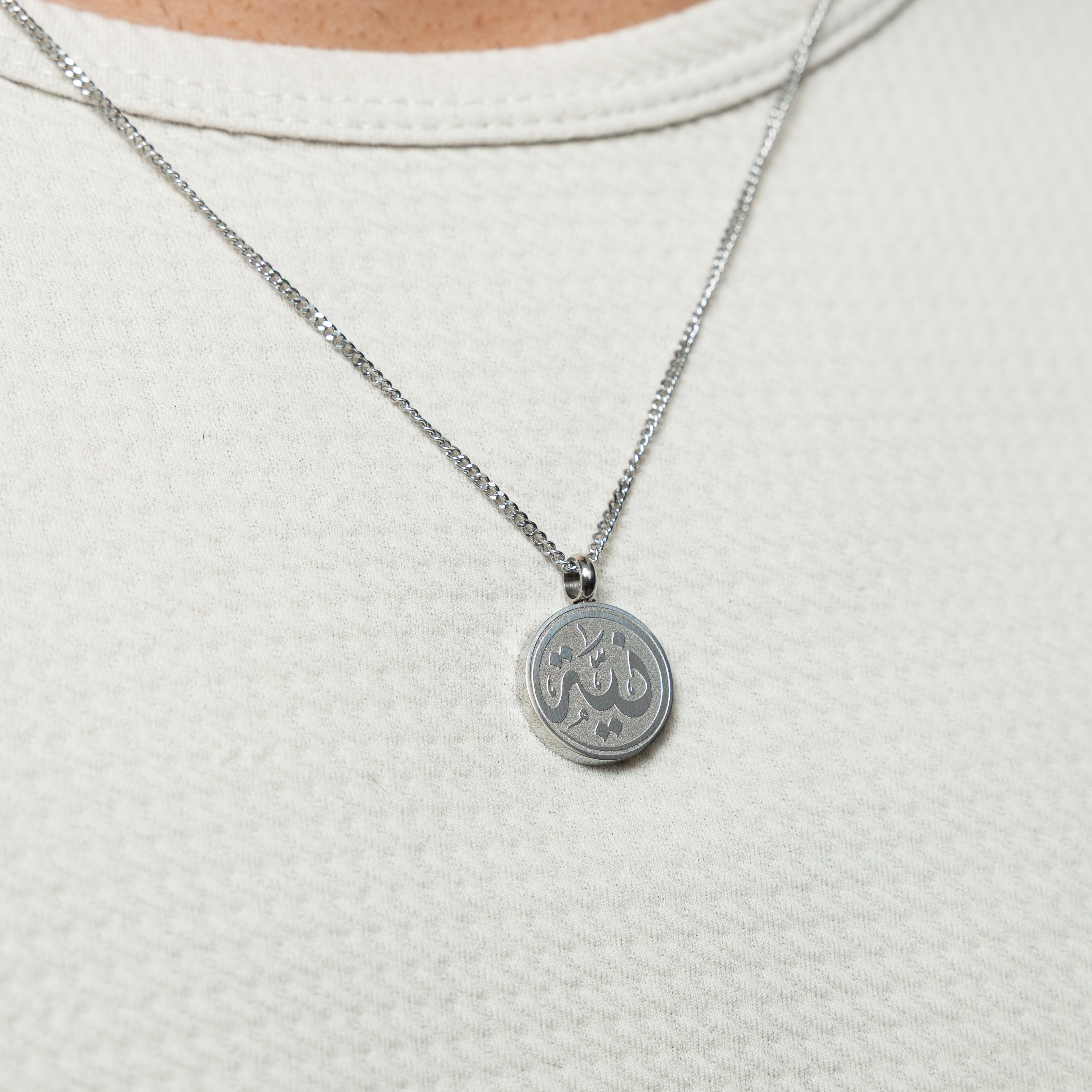 Men's Intention Token Pendant Necklace