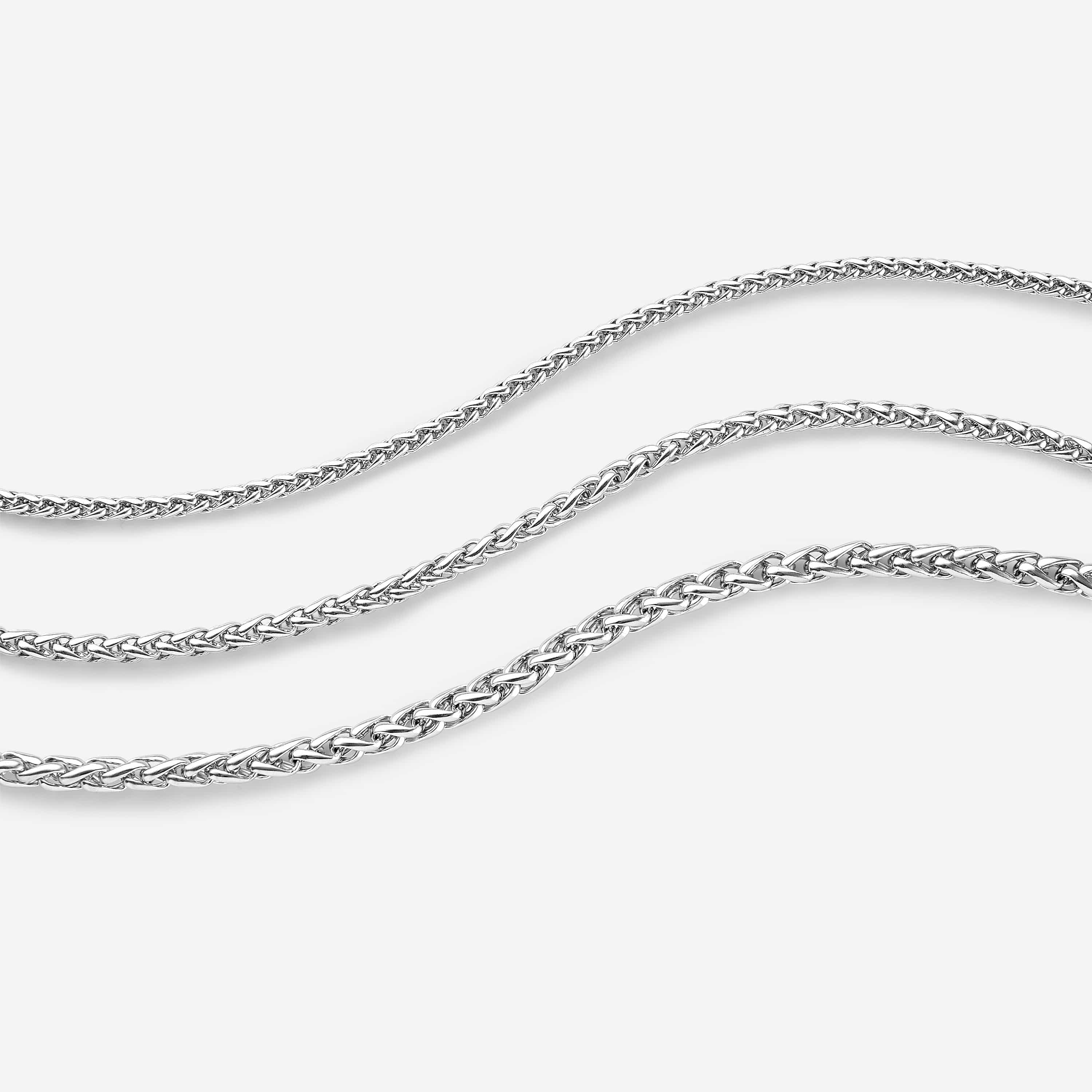 Men's Essential Wheat Chain Necklace