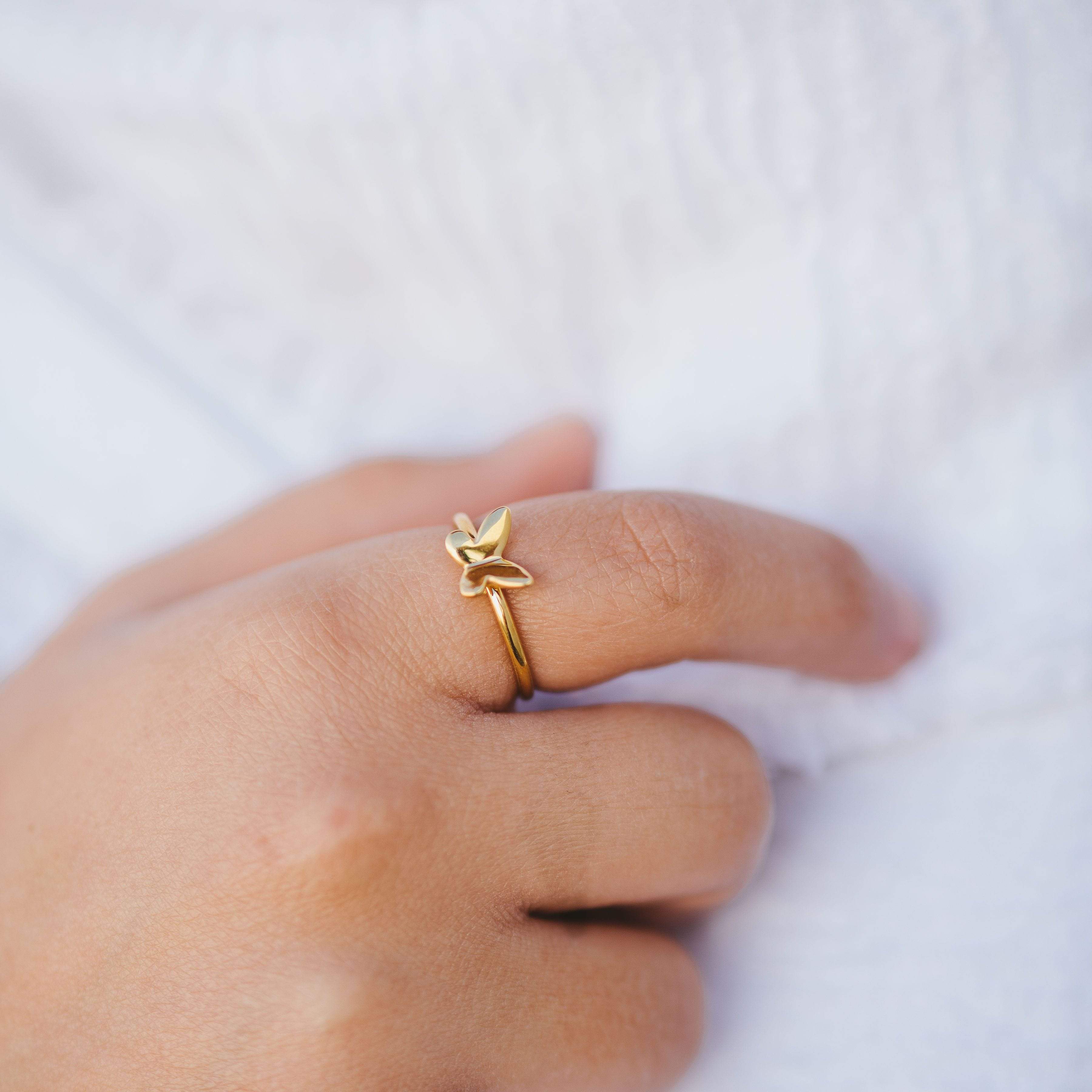 Elegant Butterfly Ring for Everyday Wear