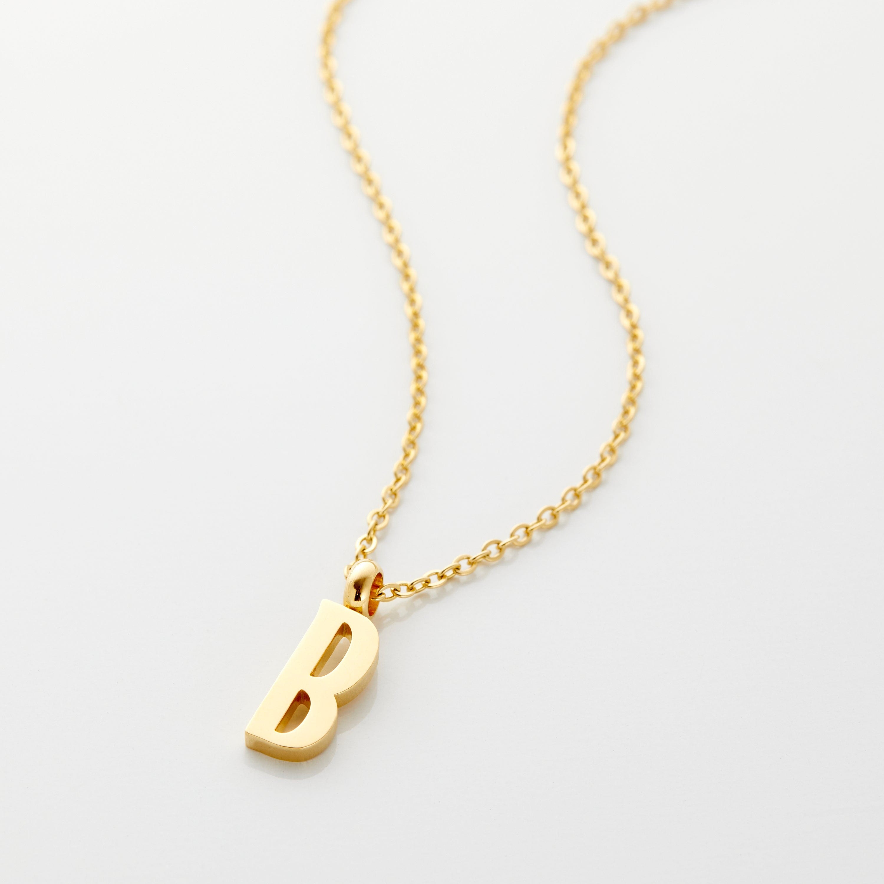 Personalized English Letter Pendant Necklace