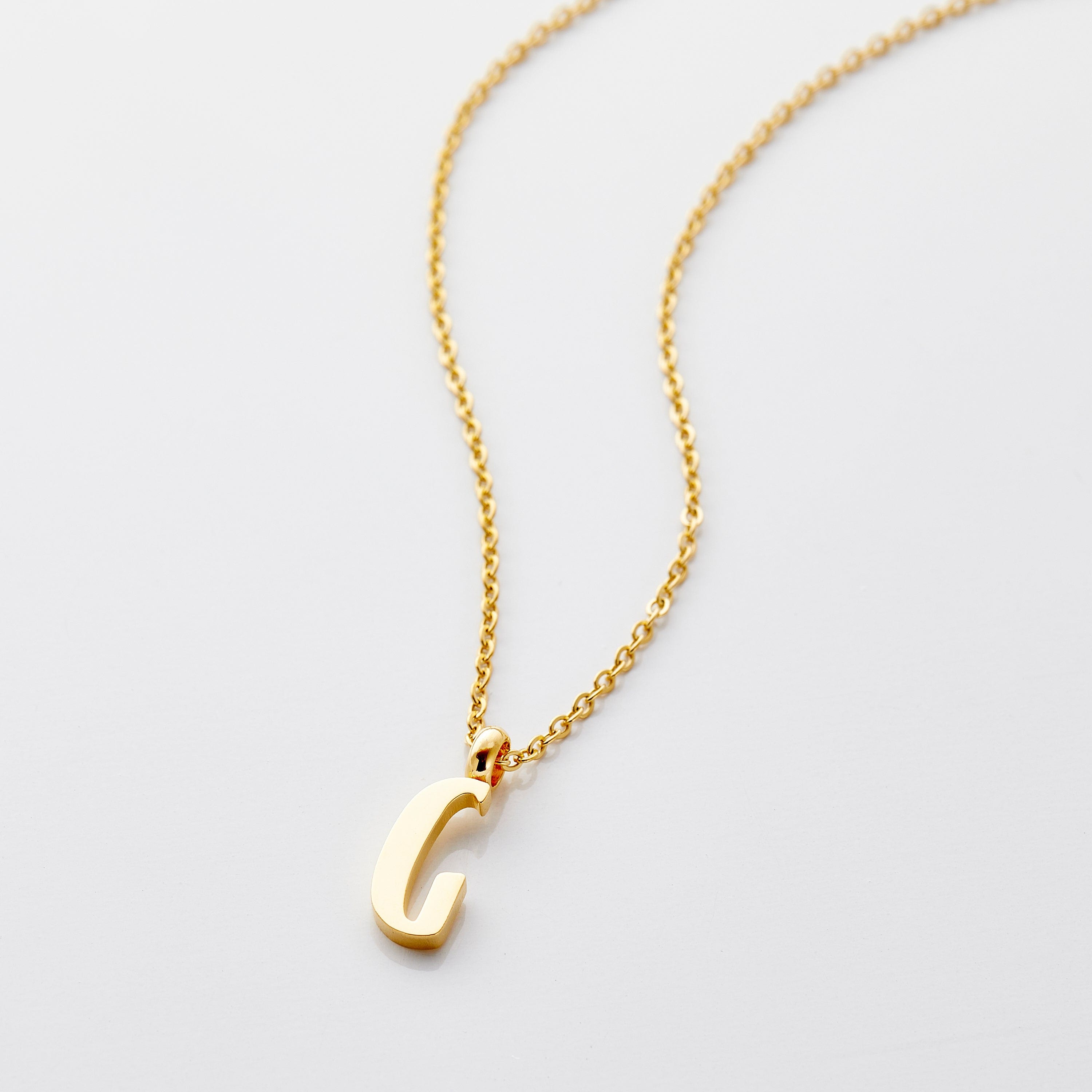 Personalized English Letter Pendant Necklace