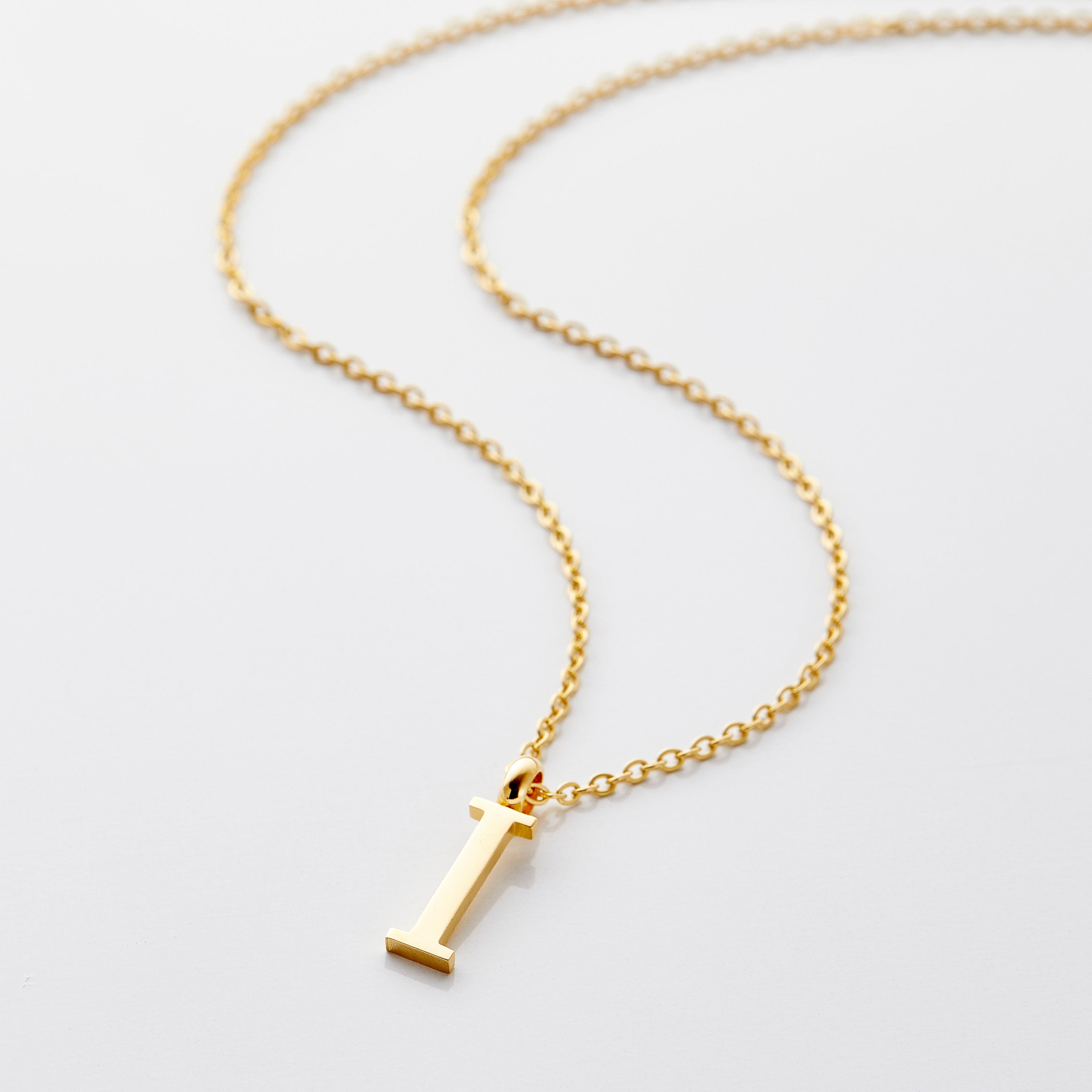 Personalized English Letter Pendant Necklace