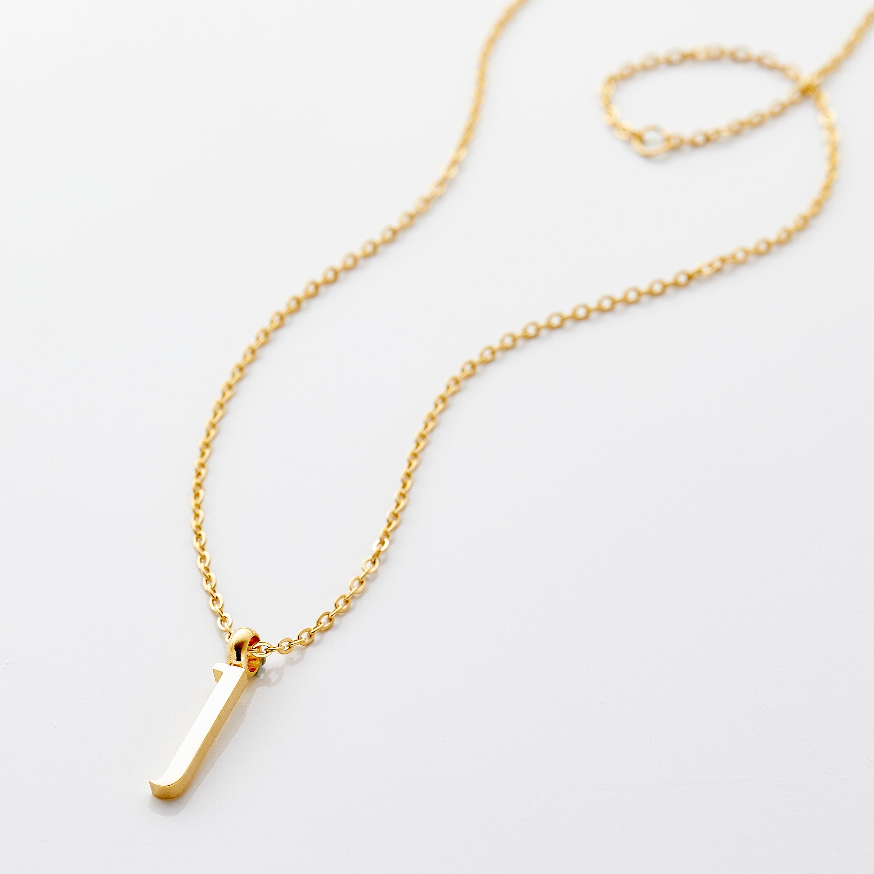 Personalized English Letter Pendant Necklace