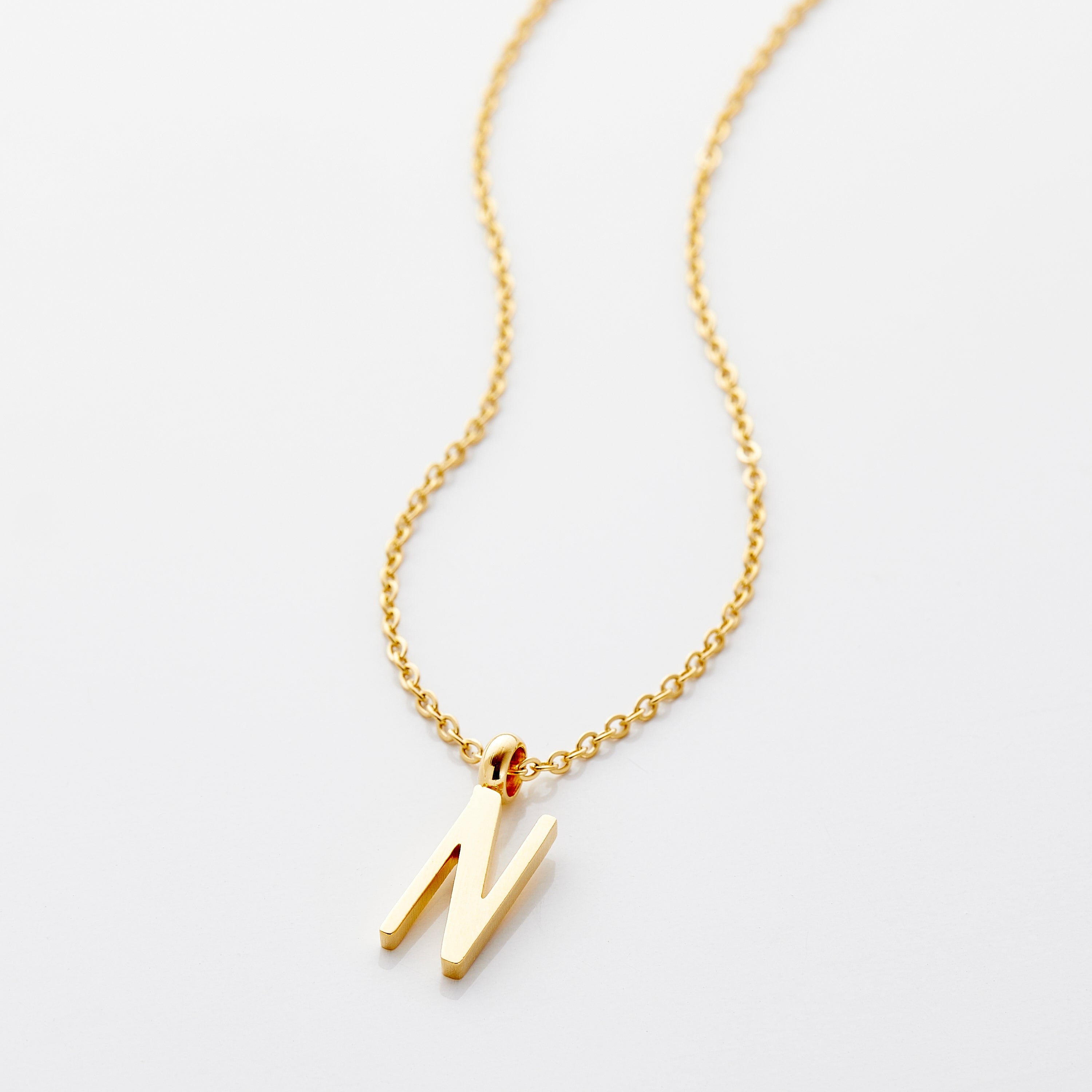 Personalized English Letter Pendant Necklace