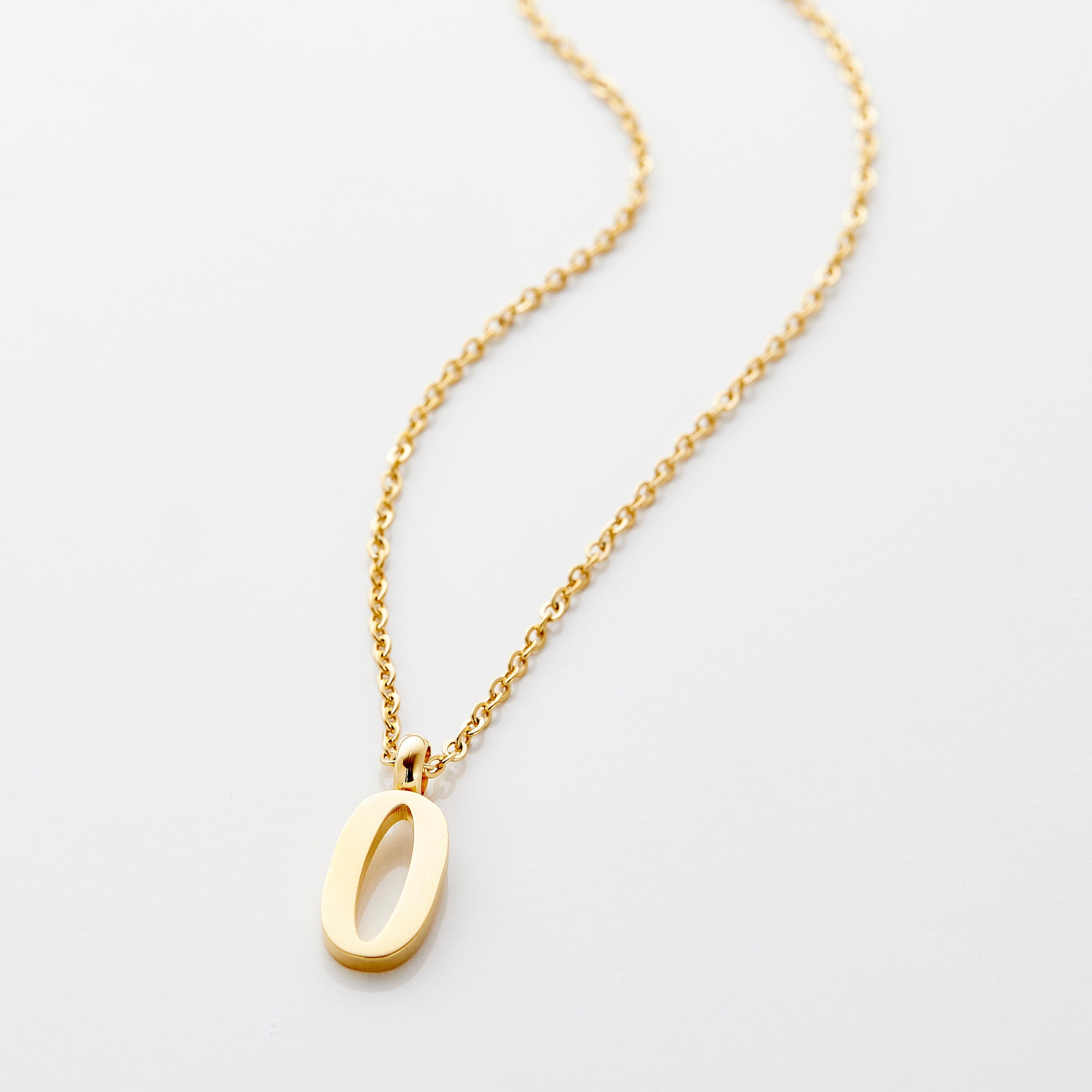 Personalized English Letter Pendant Necklace
