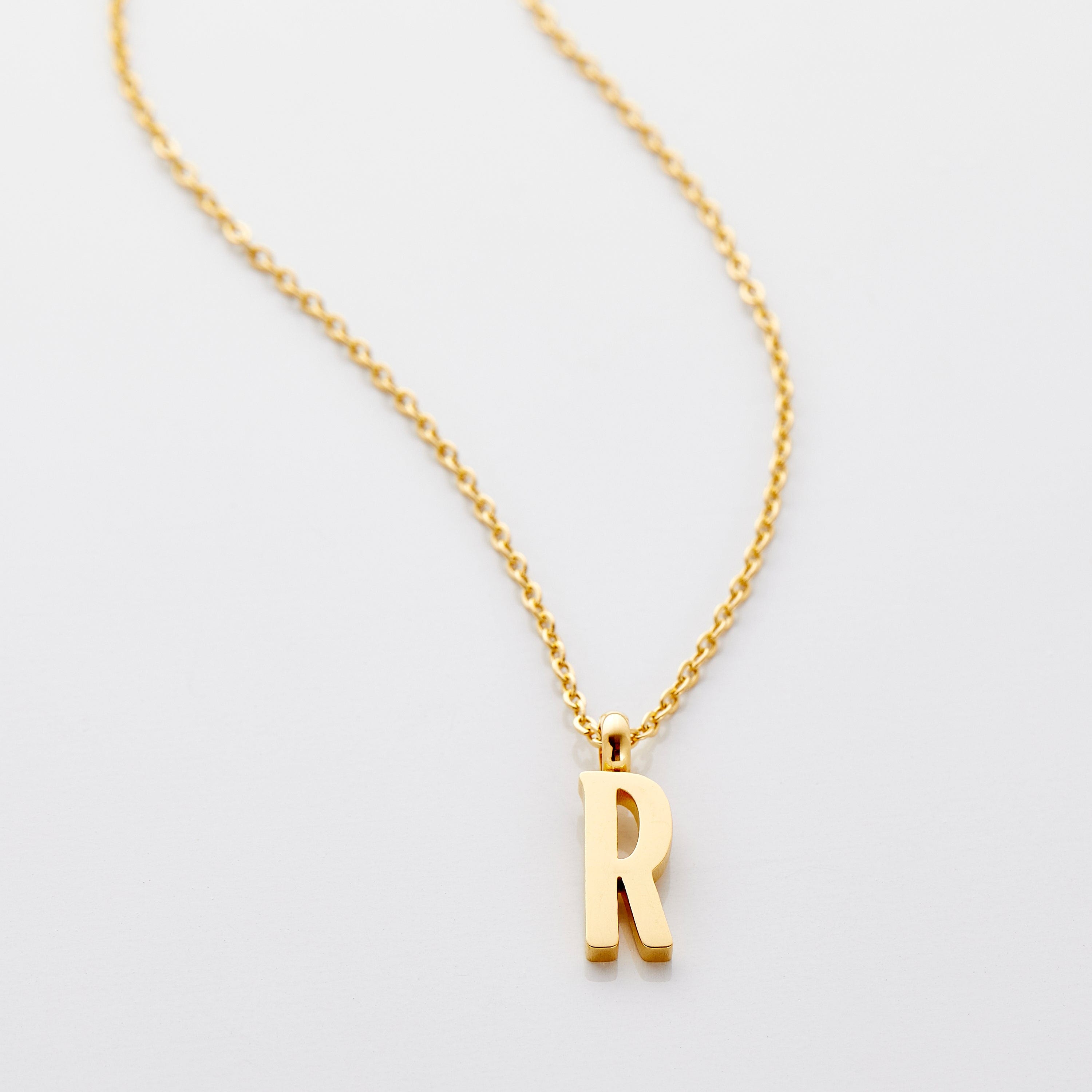 Personalized English Letter Pendant Necklace