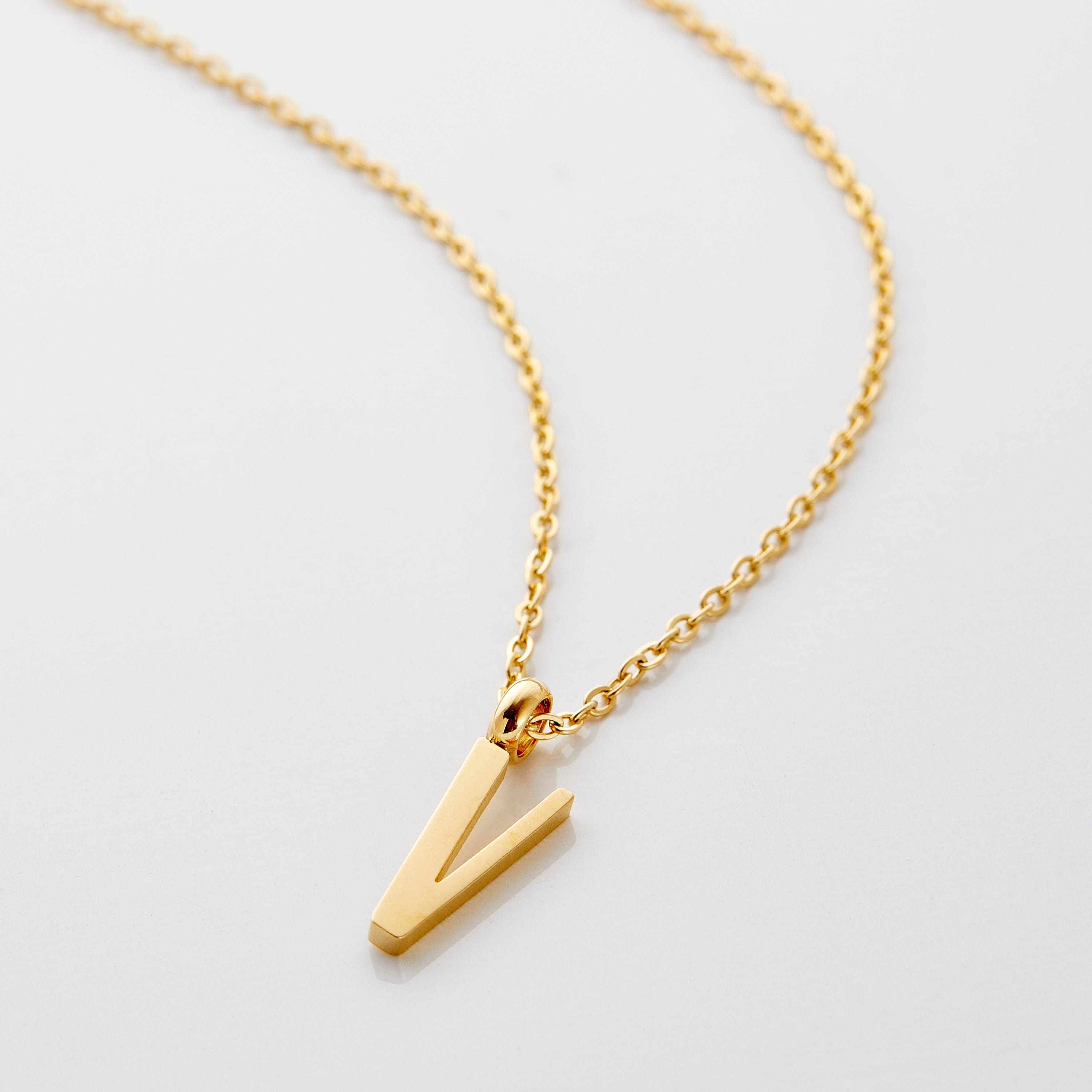 Personalized English Letter Pendant Necklace