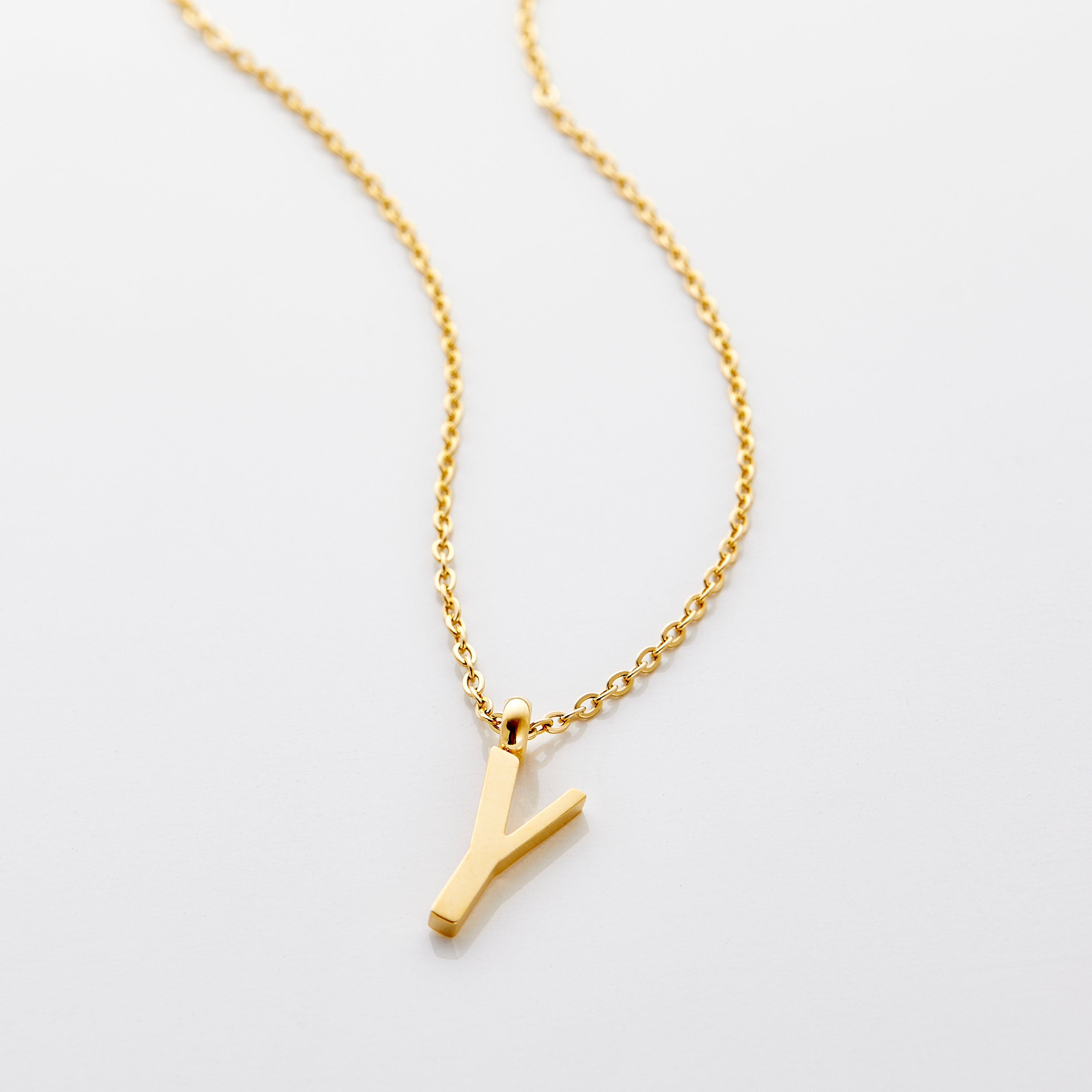 Personalized English Letter Pendant Necklace