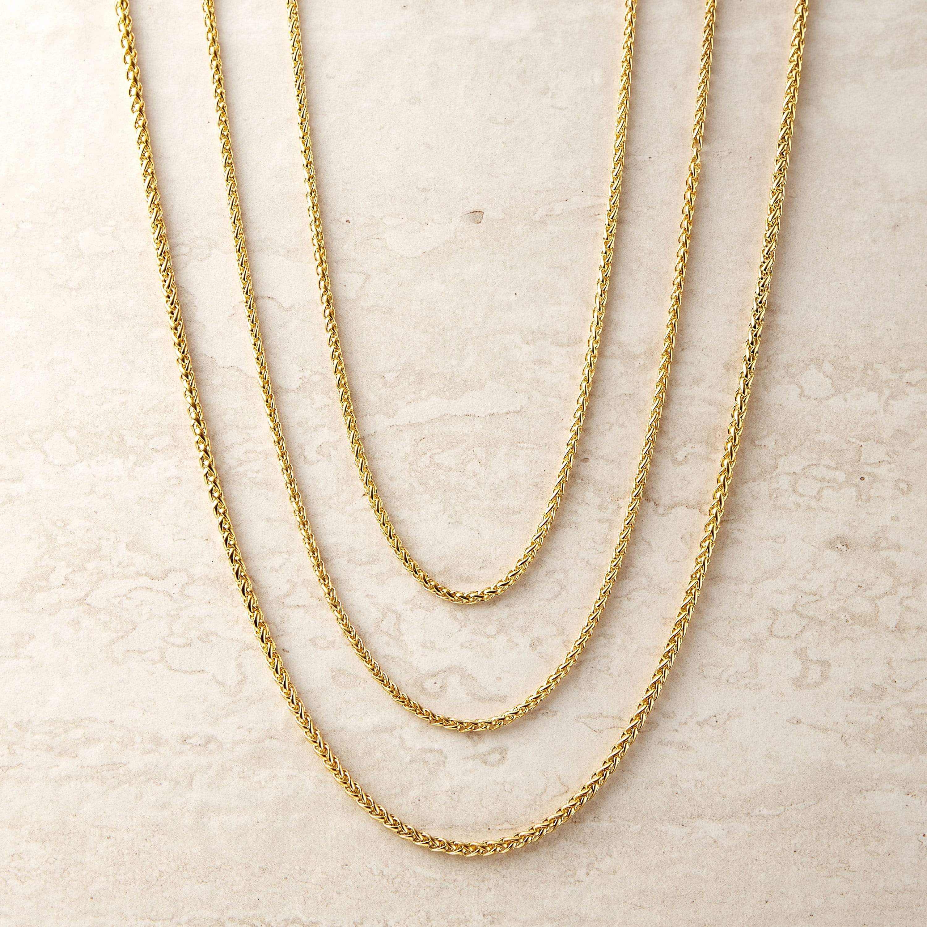 Stylish Wheat Chain Necklace for Everyday Wear