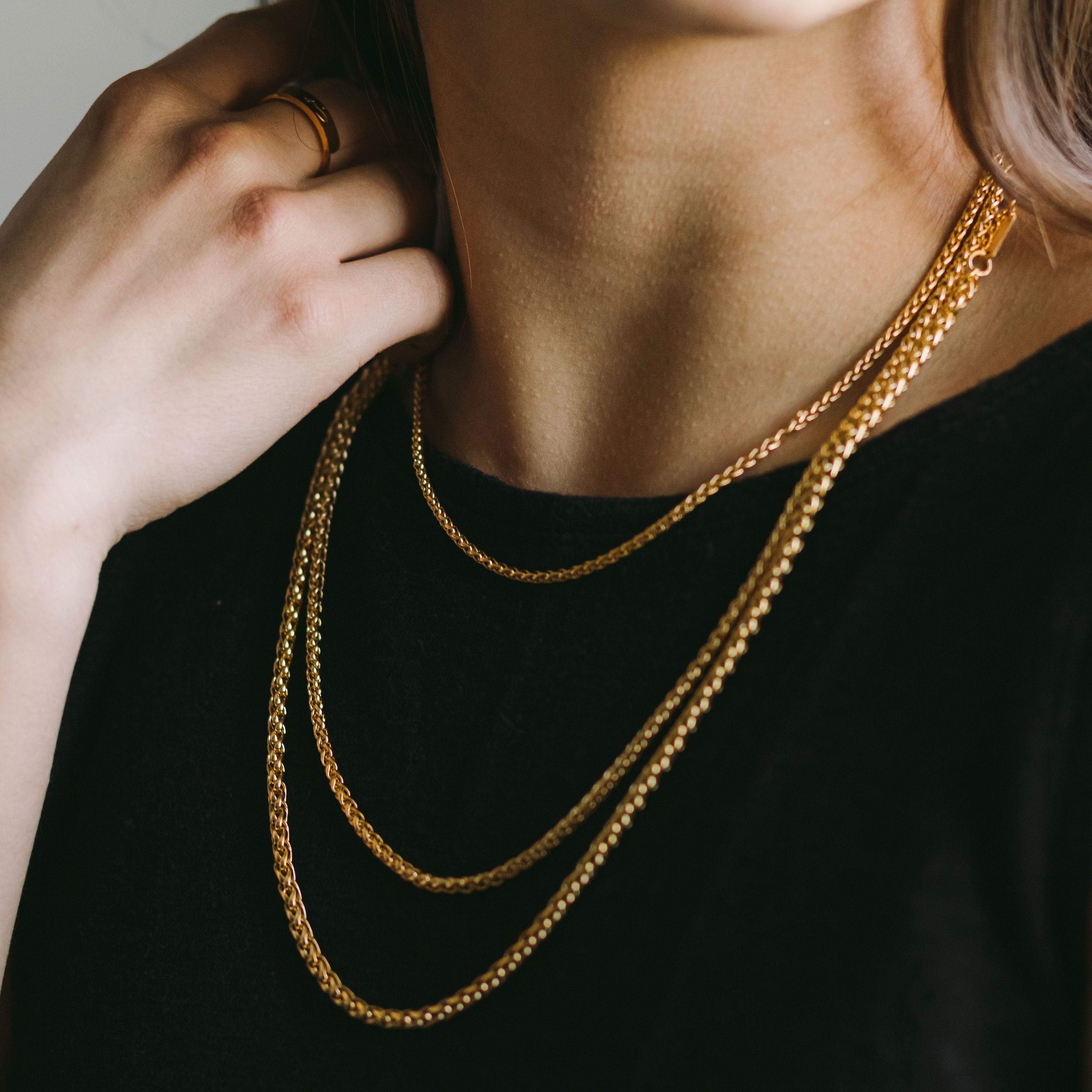 Stylish Wheat Chain Necklace for Everyday Wear