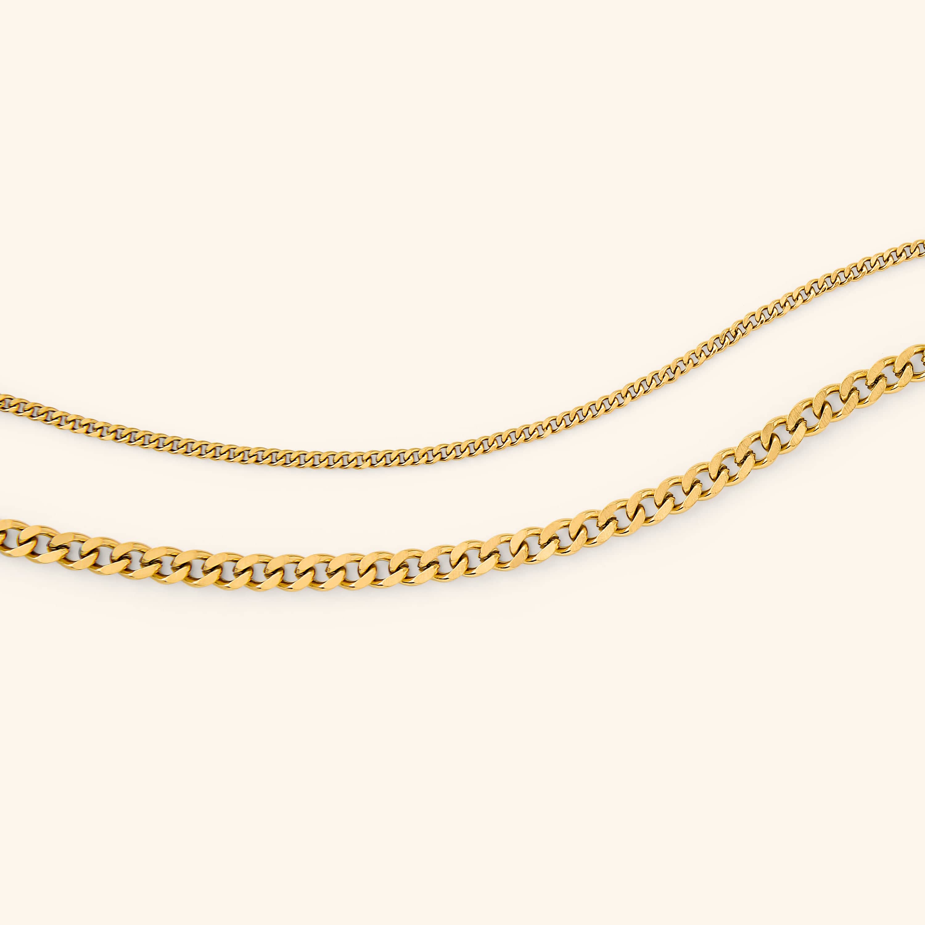 Stylish Silver Curb Chain Anklet