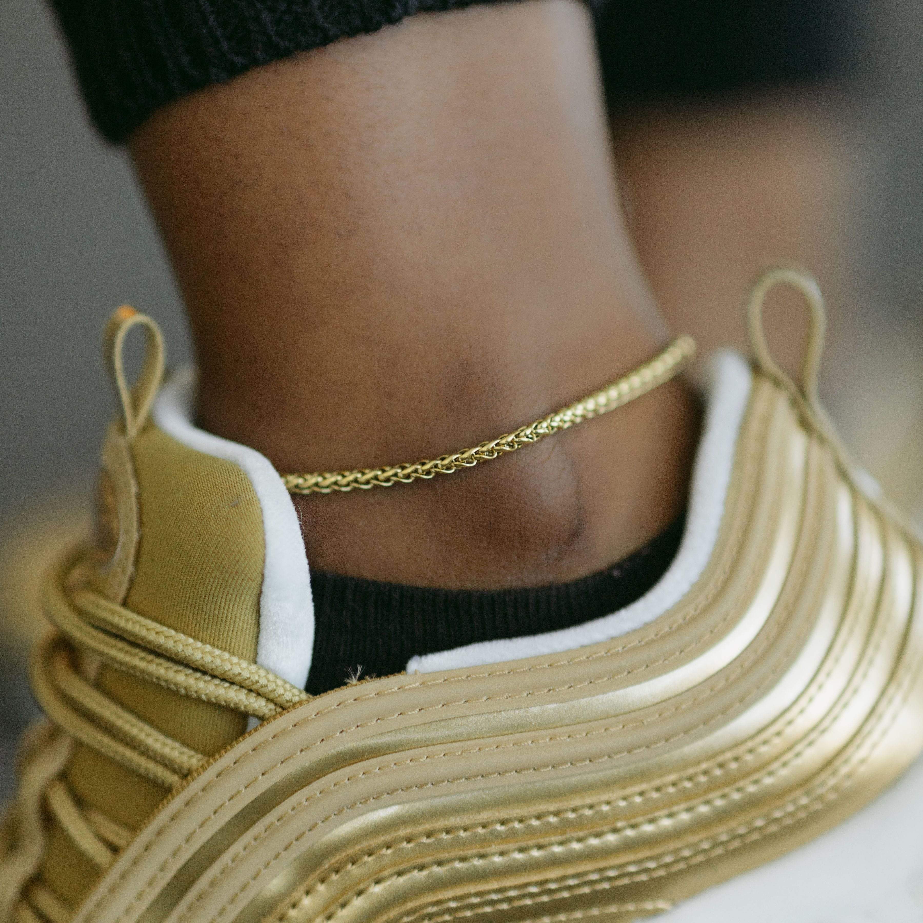 Stylish Wheat Chain Anklet for Women