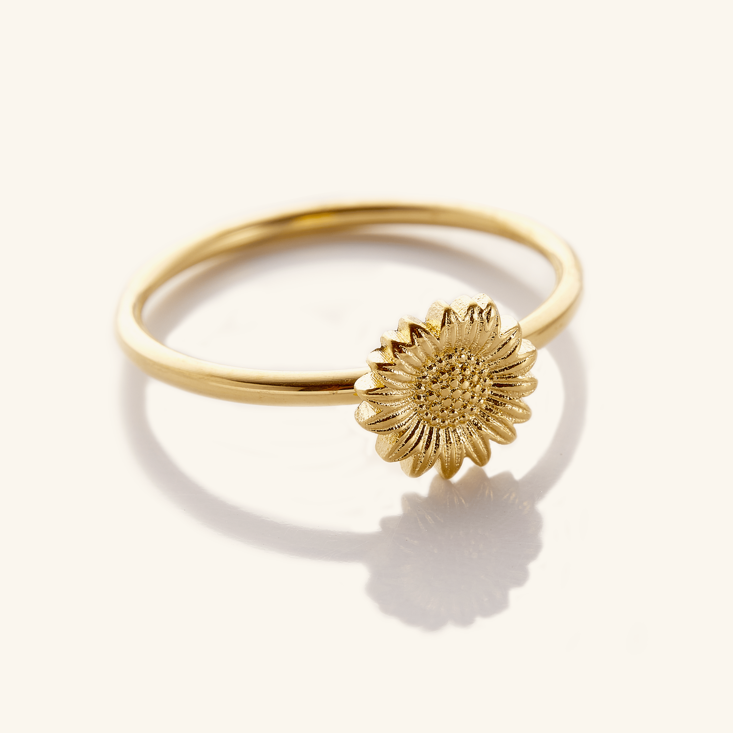 Stylish Sunflower Ring for Everyday Wear