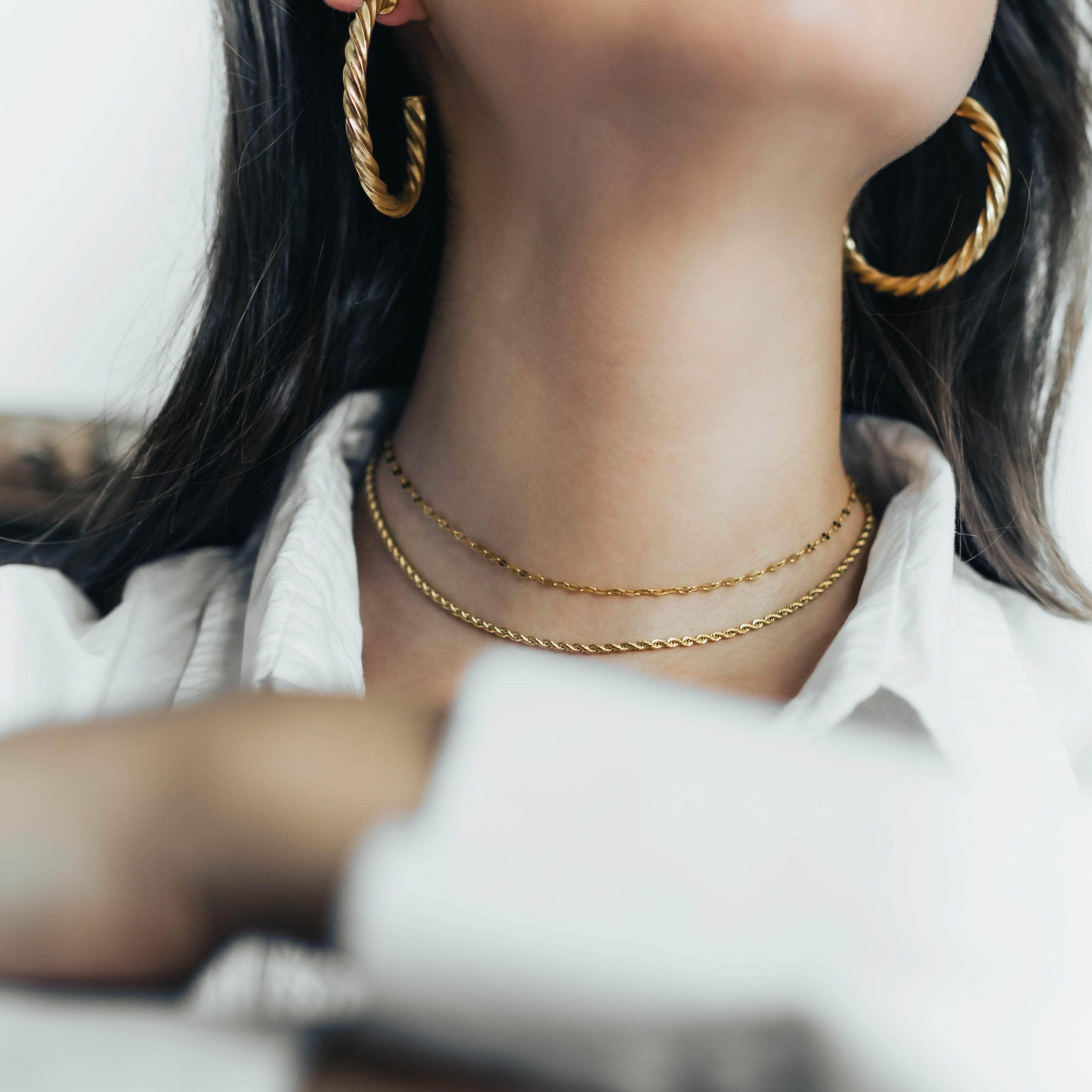 Stylish Rope Choker Necklace