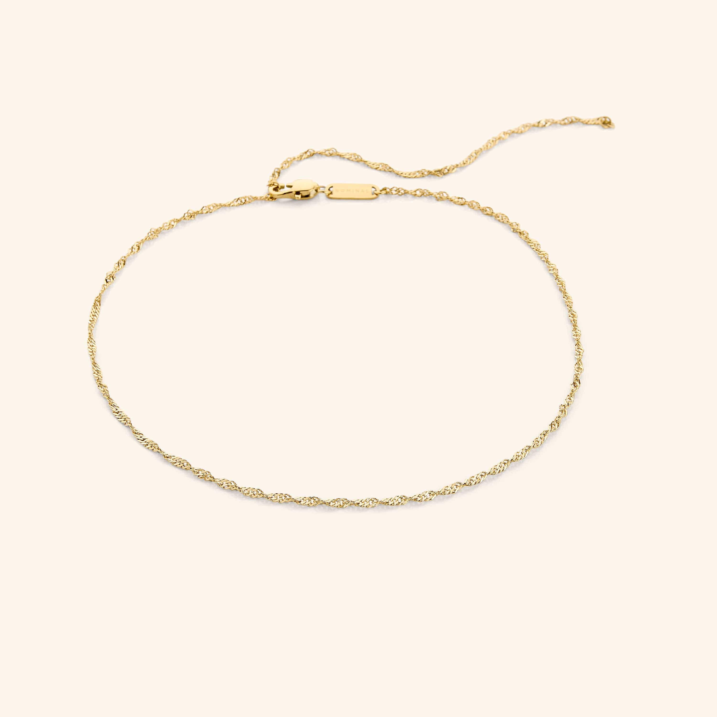 Stylish Twisted Chain Choker Necklace