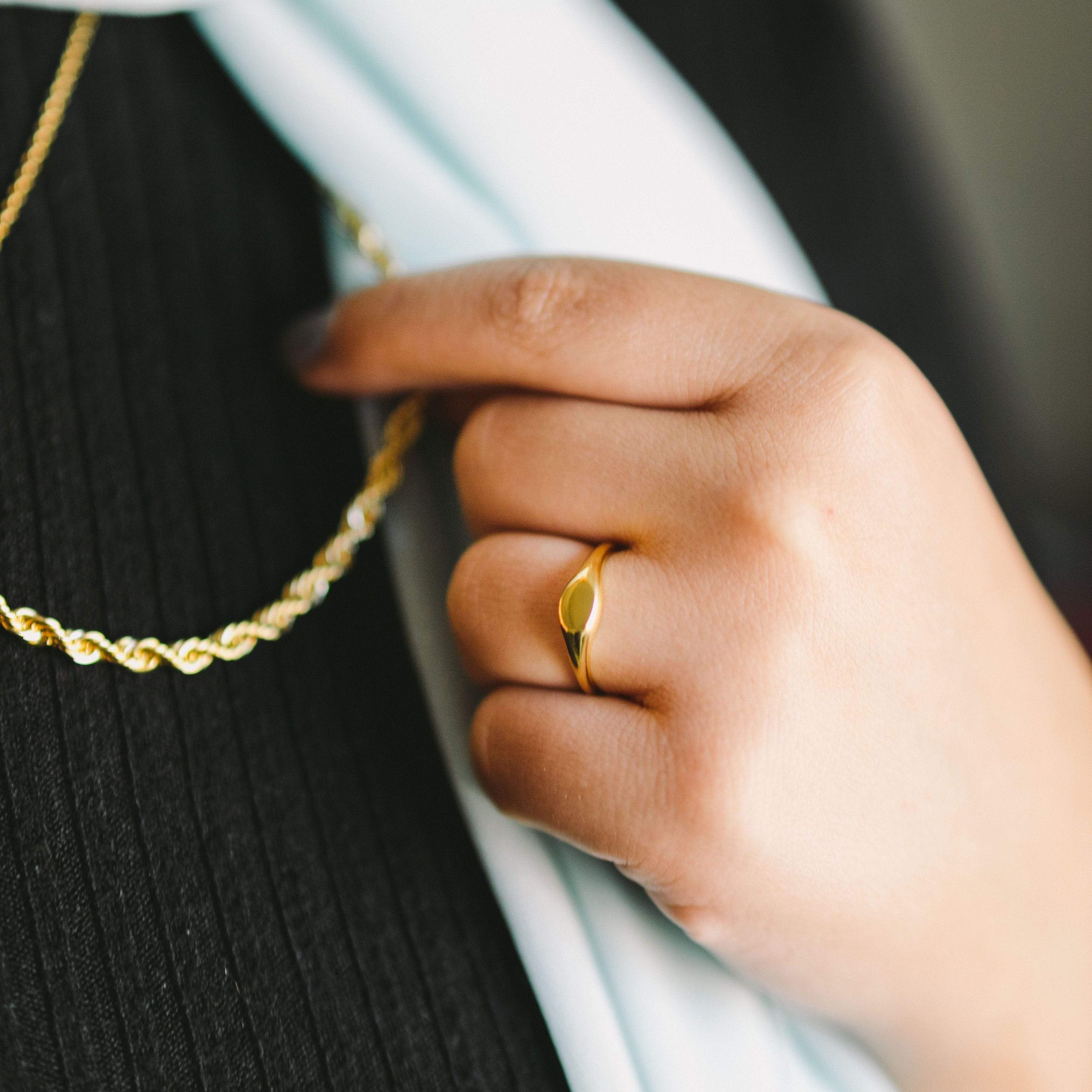 Classic Signet Ring for Personalized Style