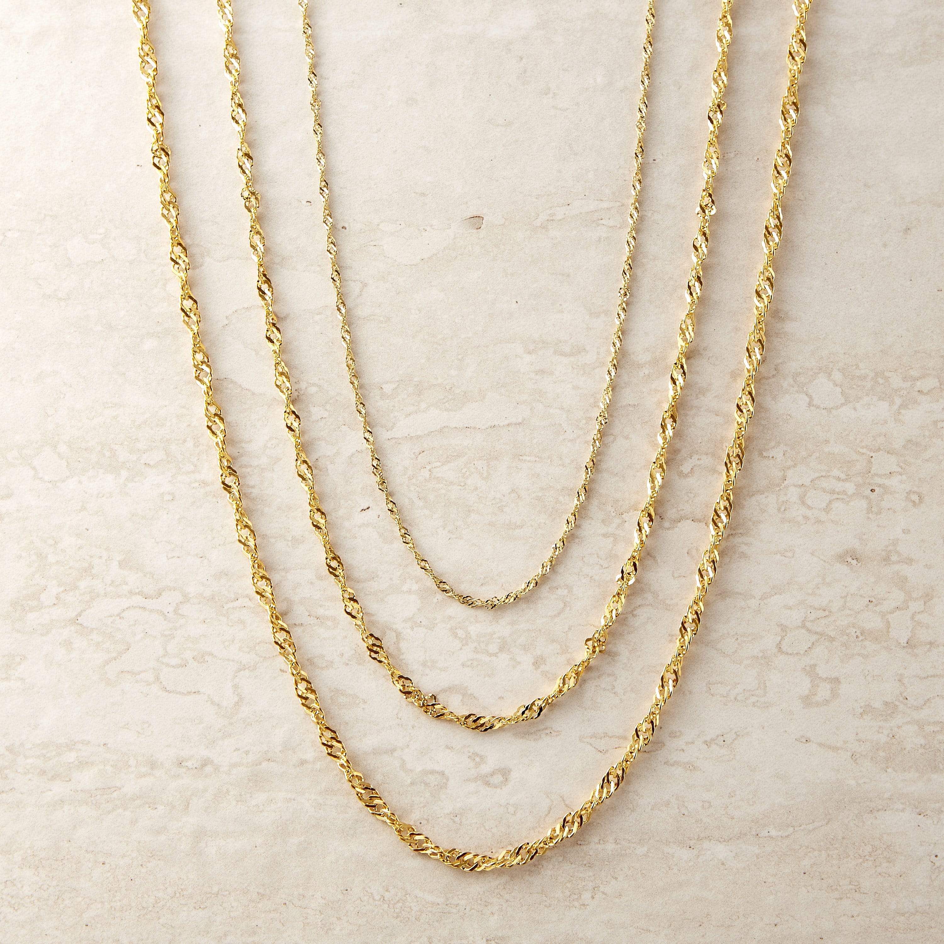 Stylish Twisted Chain Necklace for Women