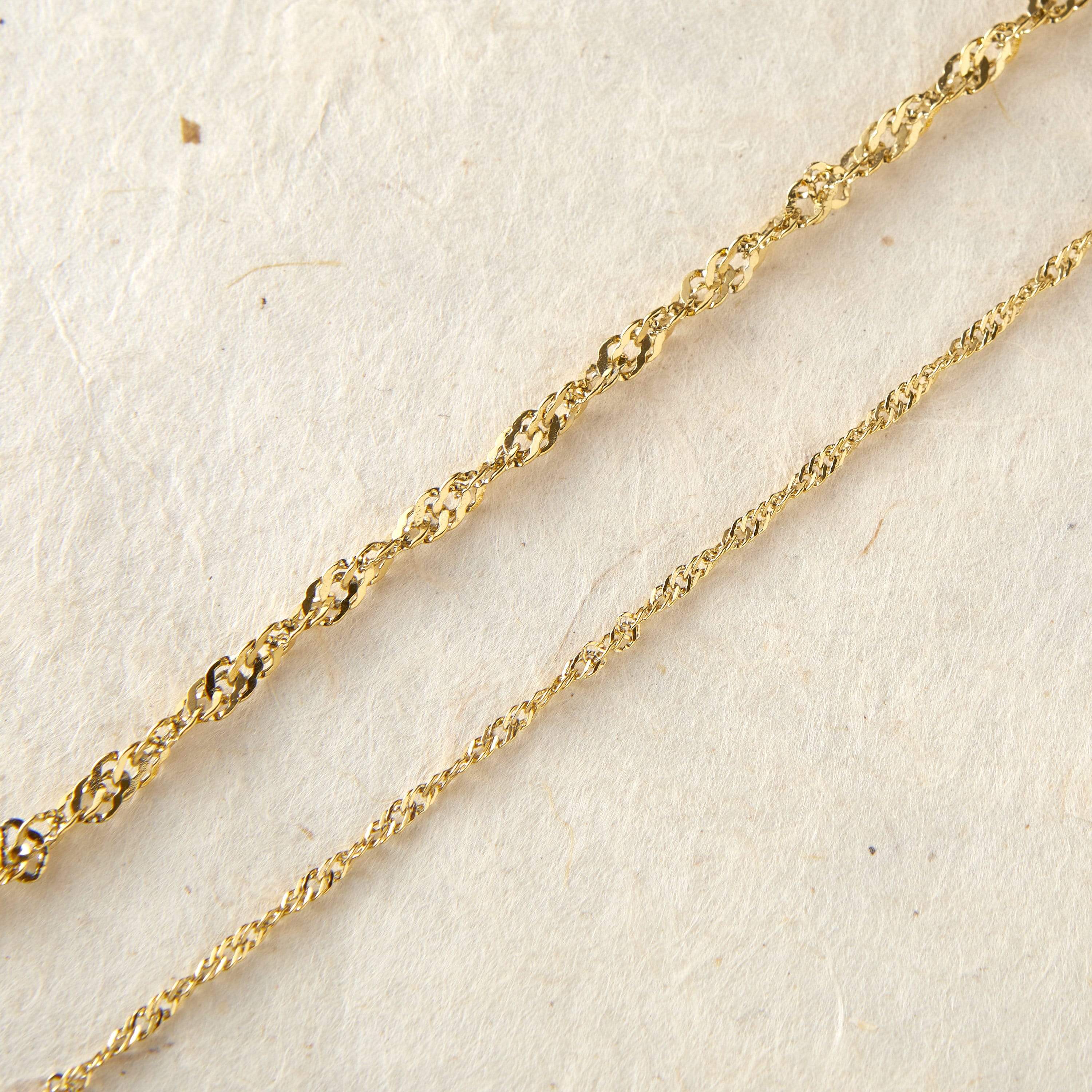 Stylish Twisted Chain Ankle Bracelet