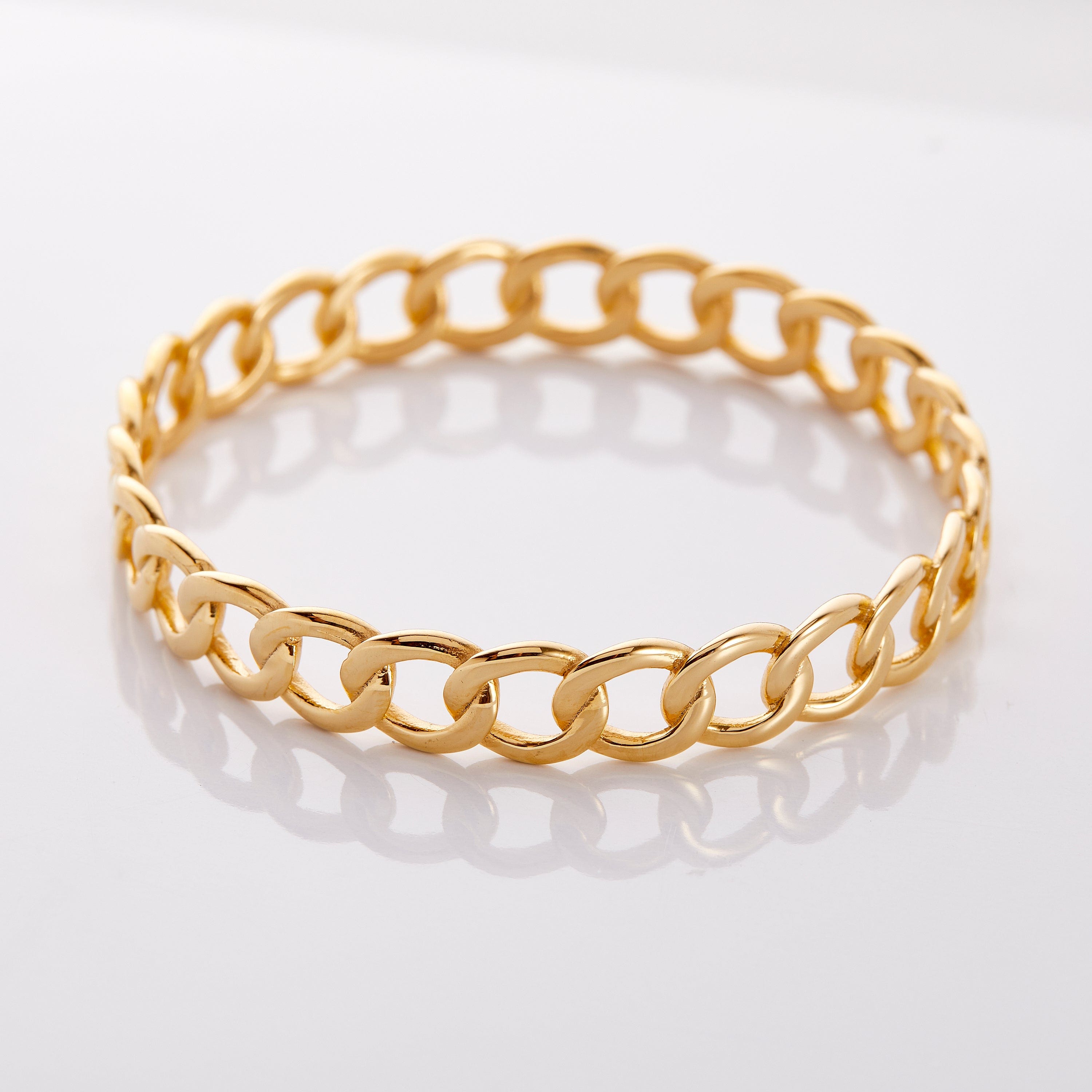 Stylish Interlock Bangle Bracelet