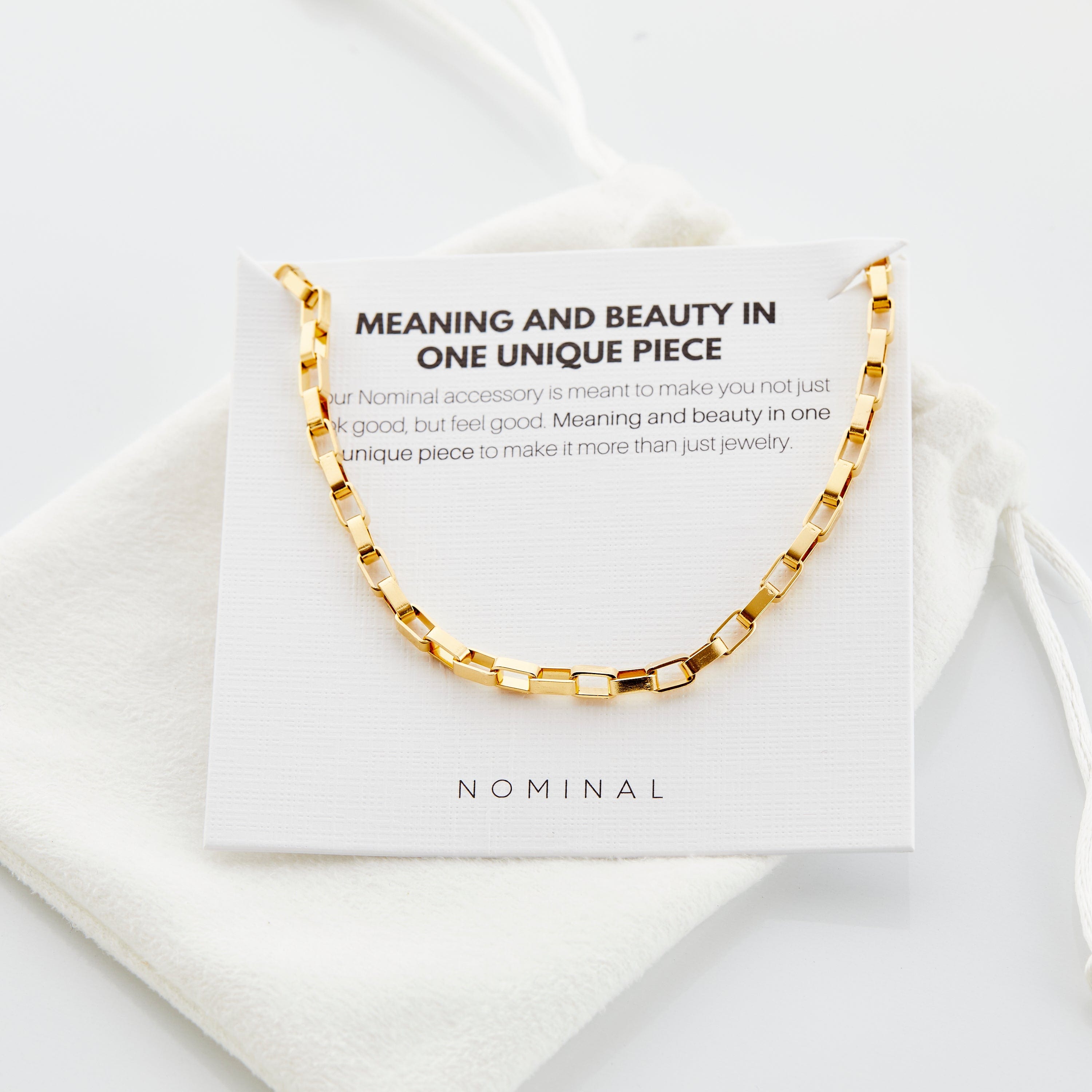 Stylish Block Chain Necklace for Everyday Wear