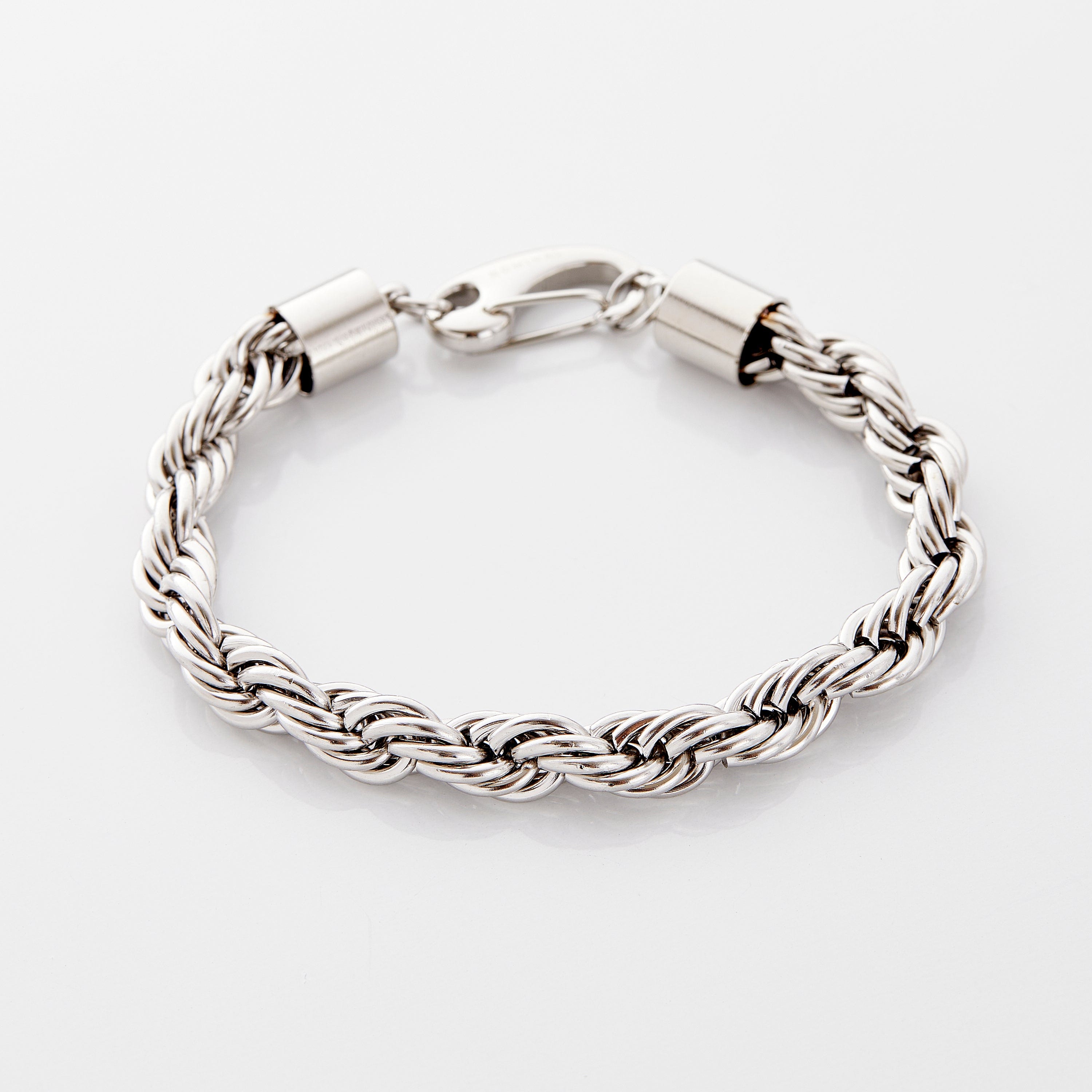 Men's Stainless Steel Rope Chain Bracelet