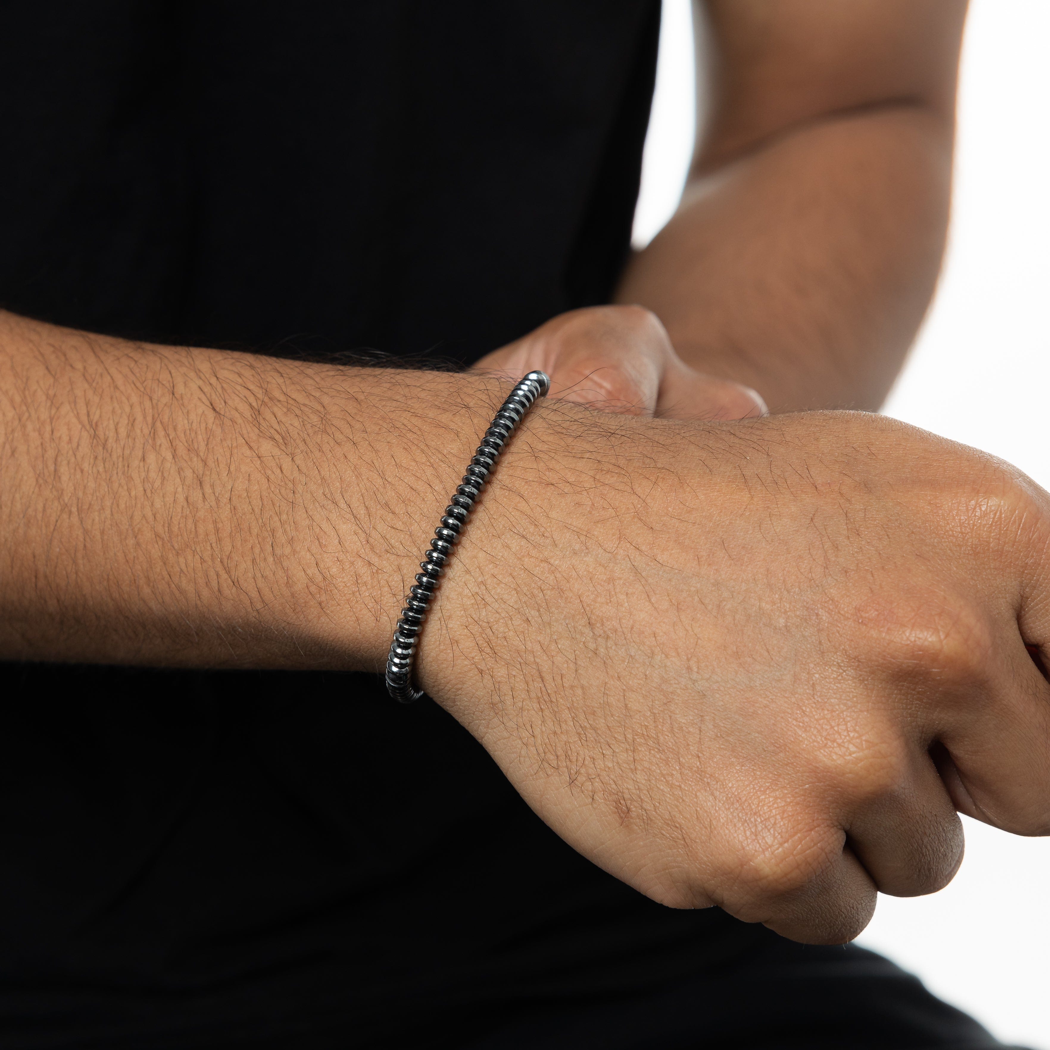 Men's Precision Bead Bracelet | Stylish & Durable