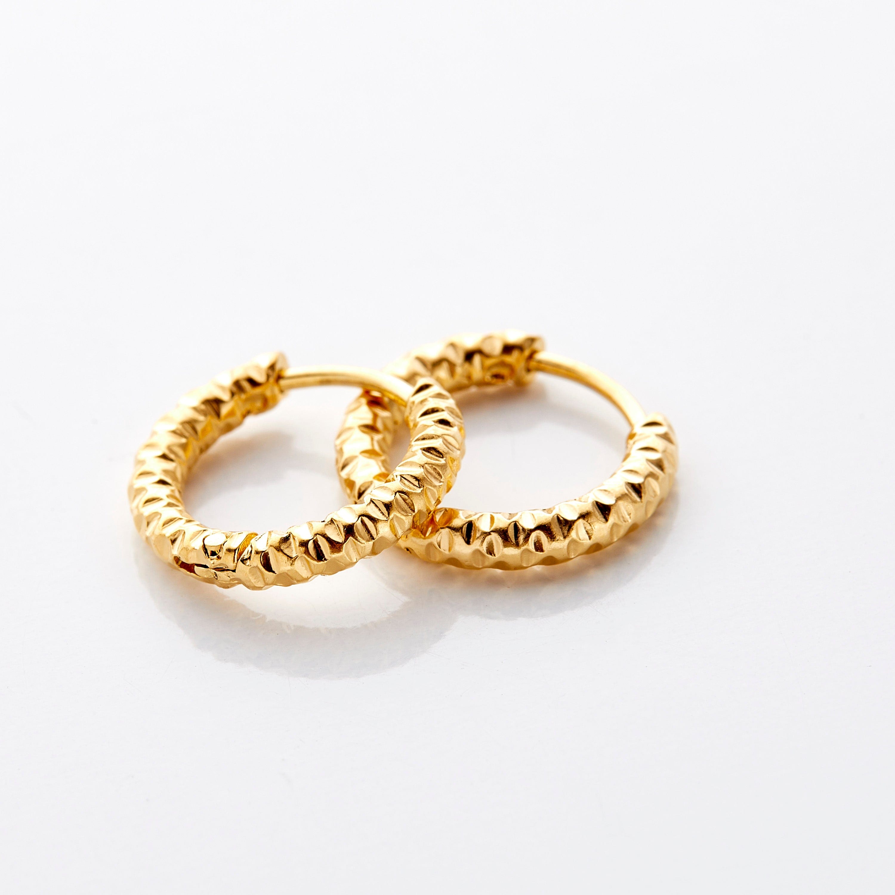 Stylish Flake Hoops for Everyday Wear