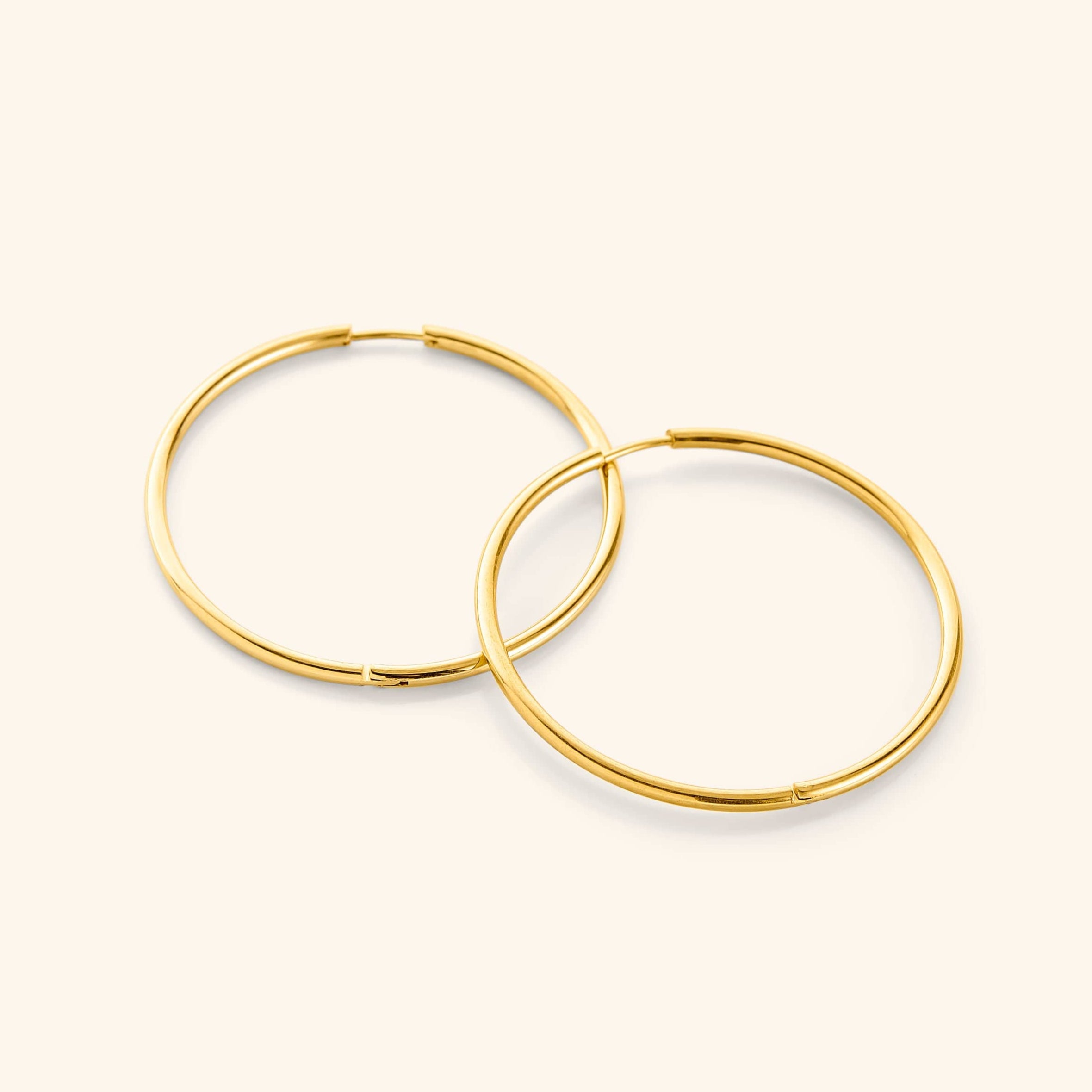 40mm Oversized Hoop Earrings – Stylish & Bold