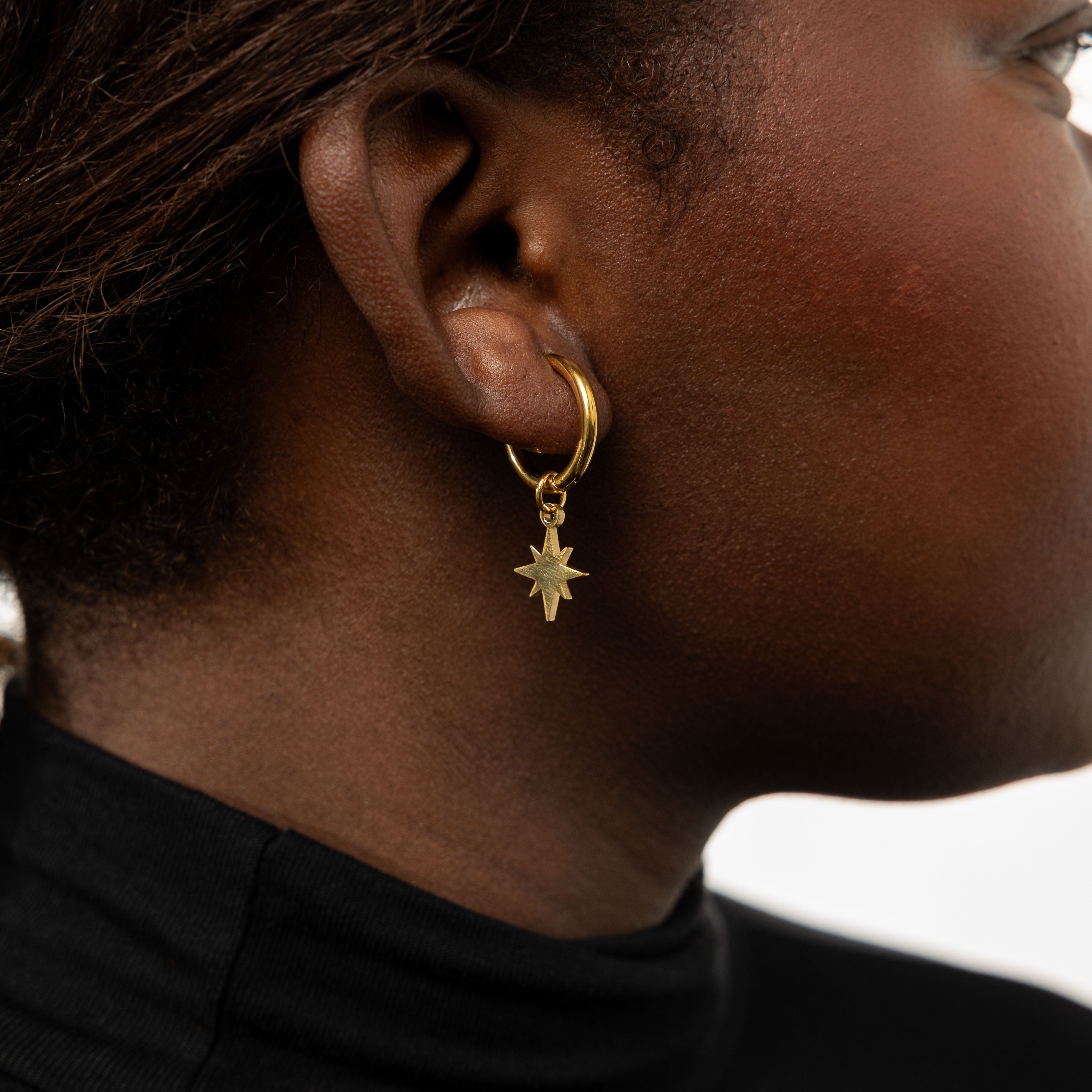 Stylish Galaxy Hoop Earrings for Everyday Wear