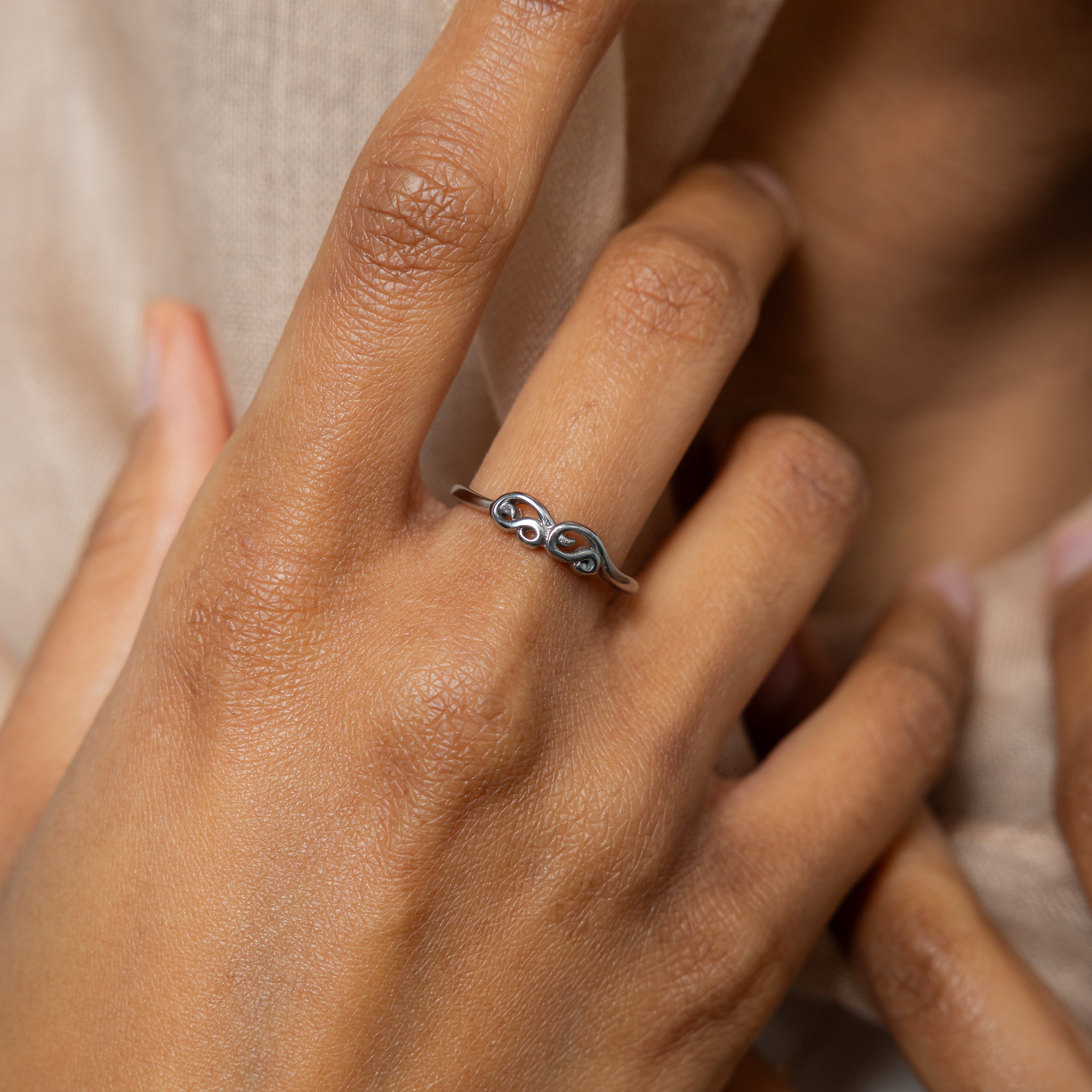 Elegant Arabic Mama Ring for Women