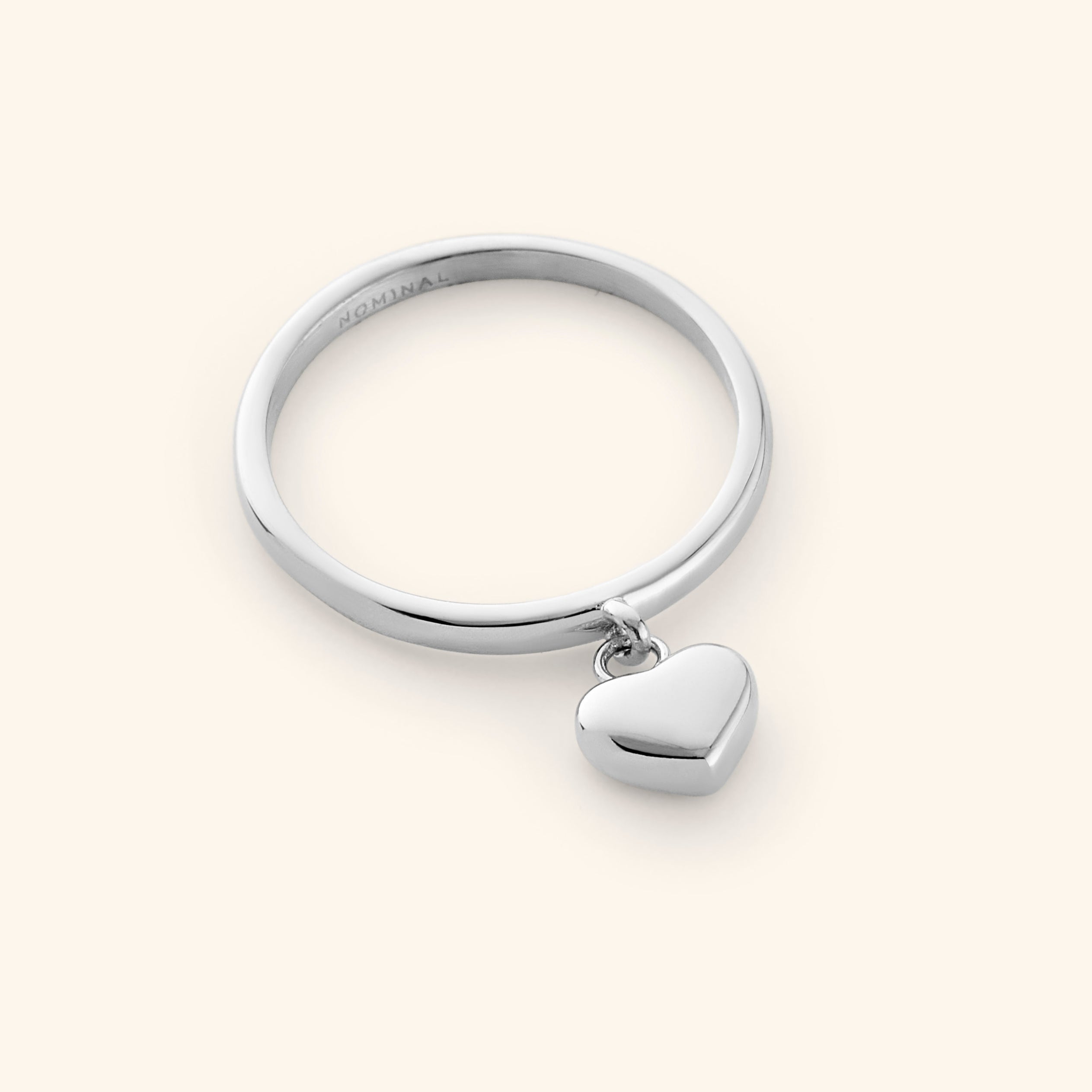 Heart Loop Ring – Elegant Minimalist Jewelry