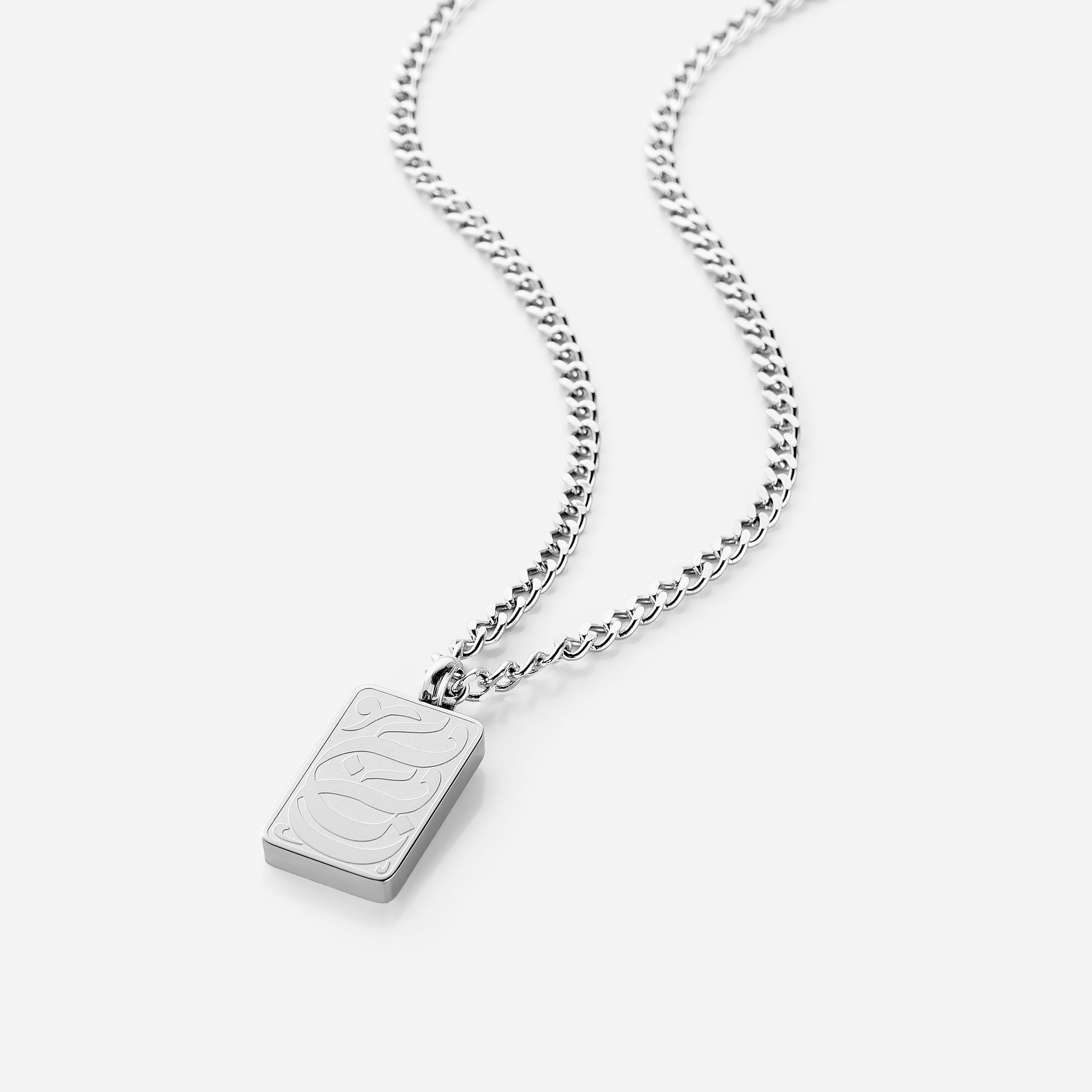 Baba Tag Pendant Necklace for Everyday Wear