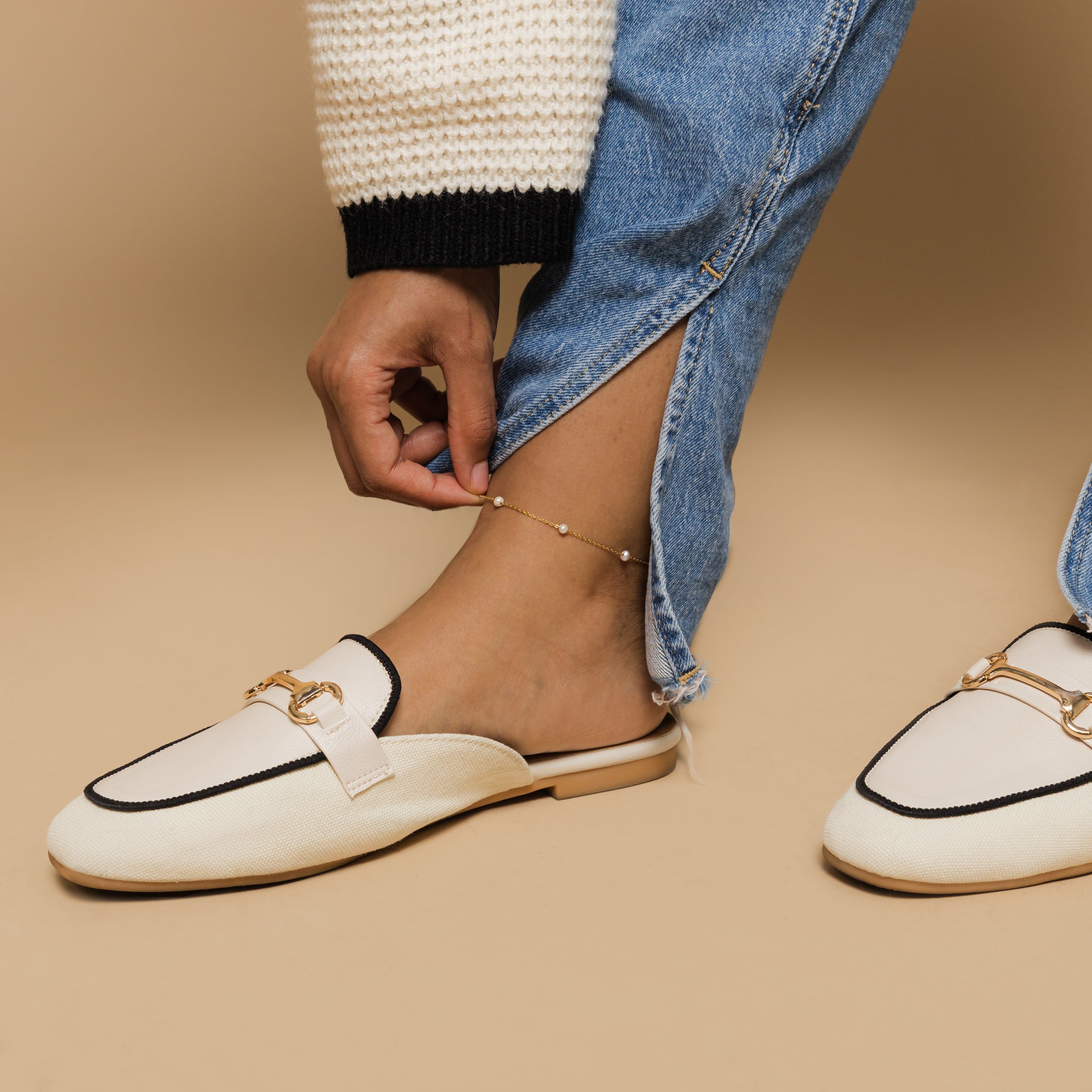 Elegant Pearl Anklet for Women