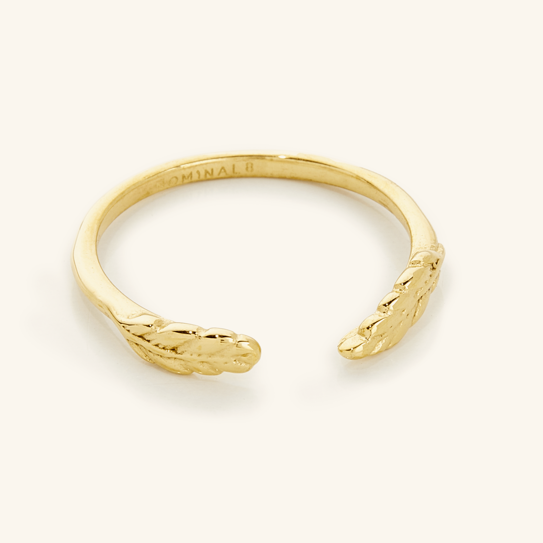 Palestine Olive Leaf Ring – Handcrafted Silver Jewelry
