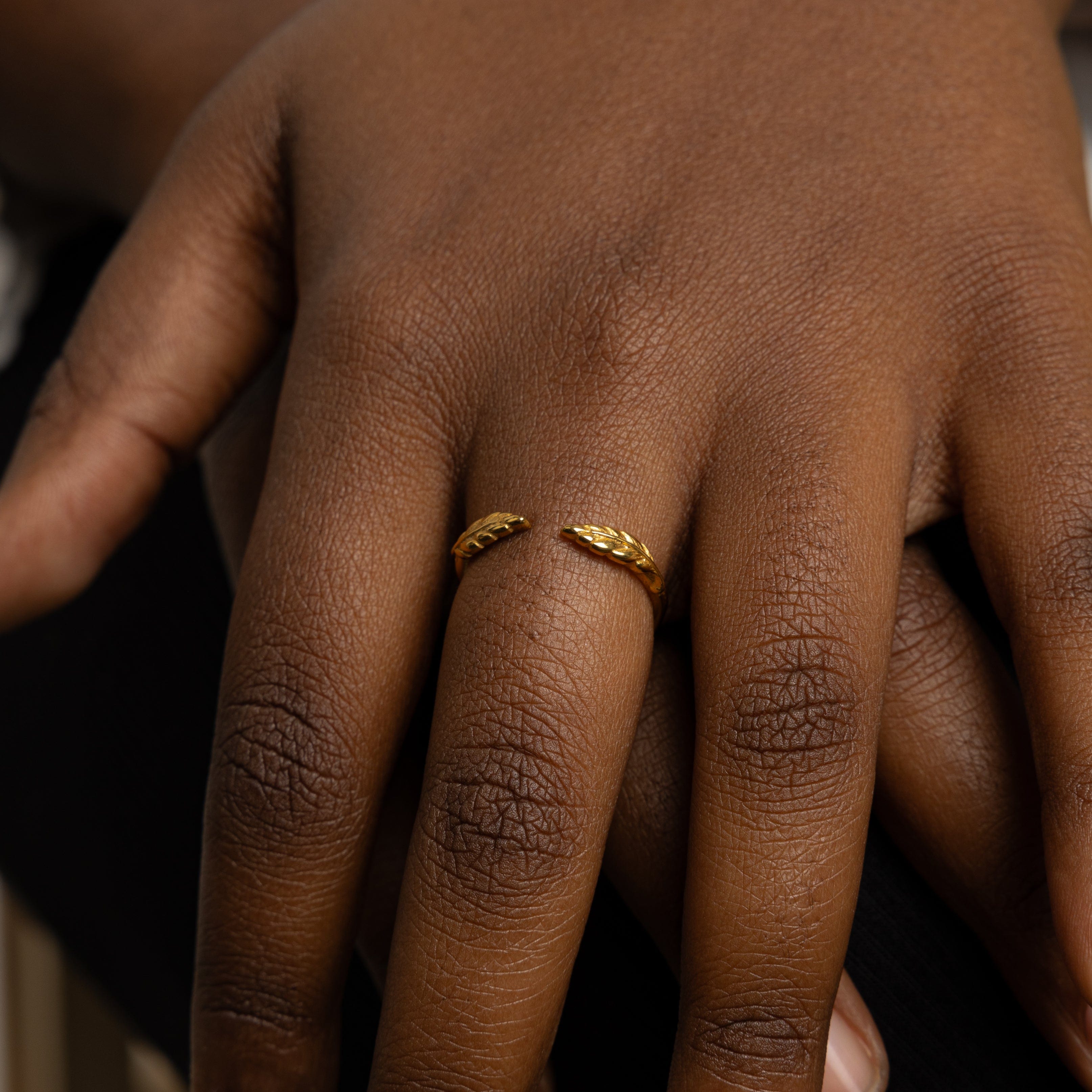 Palestine Olive Leaf Ring – Handcrafted Silver Jewelry