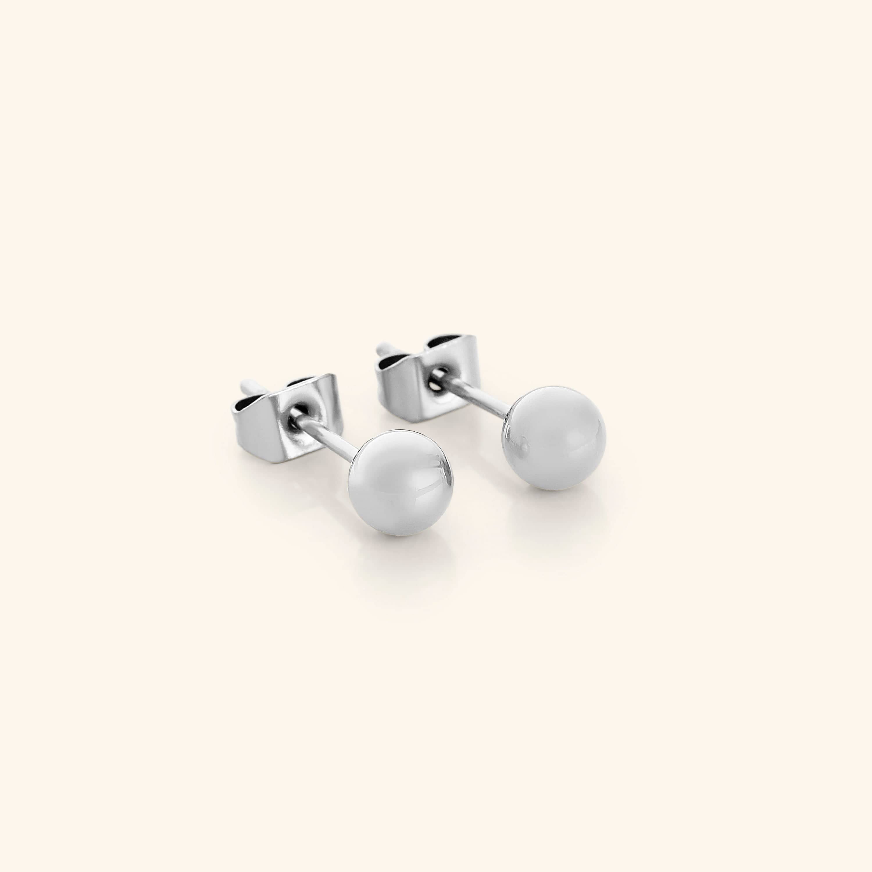 Minimalist Orb Stud Earrings – Sleek Everyday Style